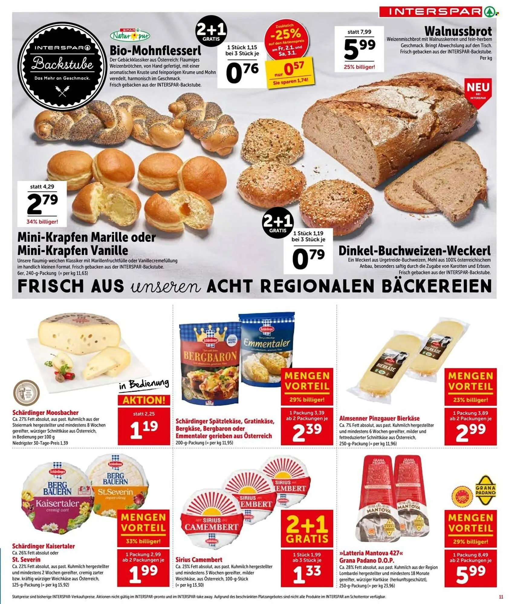 Interspar Flugblatt von 2. Jänner bis 14. Jänner 2026 - Flugblätt seite  11