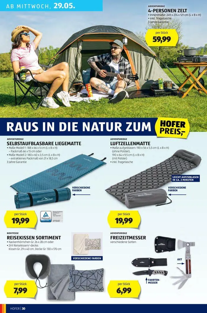 Blättern Sie online im HOFER Flugblatt von 22. Mai bis 5. Juni 2024 - Flugblätt seite  34