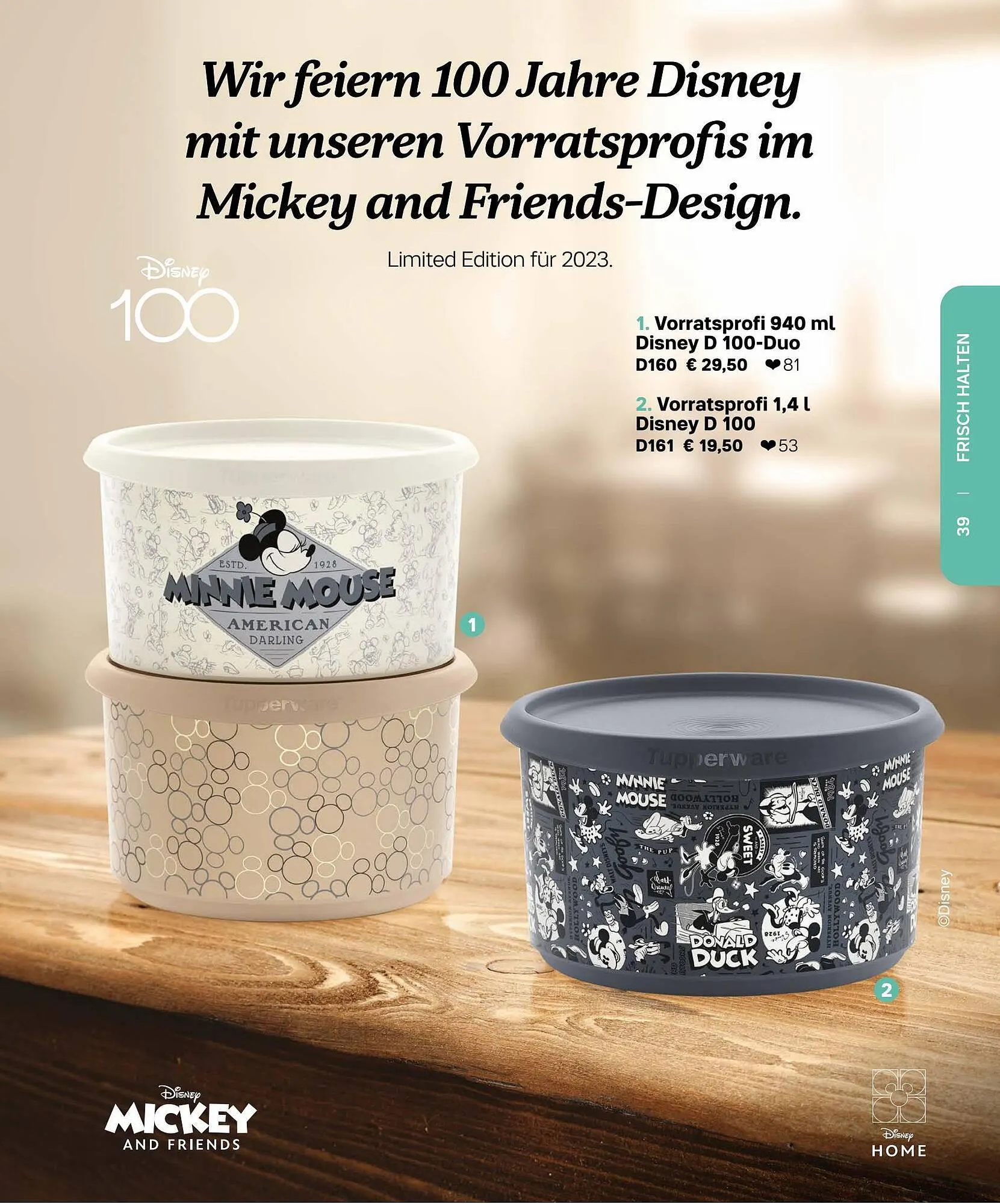 Tupperware Flugblatt von 6. März bis 31. August 2023 - Flugblätt seite  39
