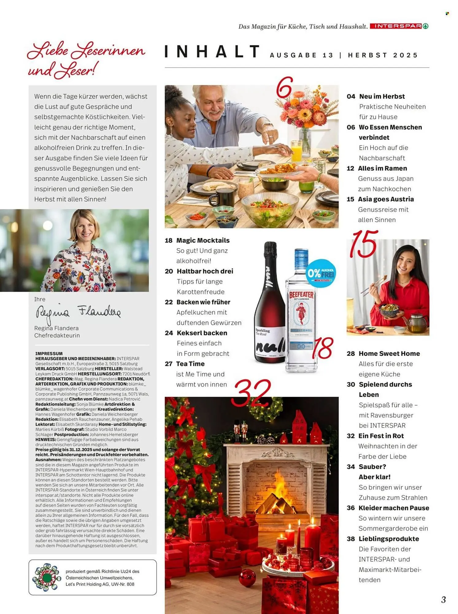 Interspar Flugblatt von 29. September bis 31. Dezember 2025 - Flugblätt seite  3