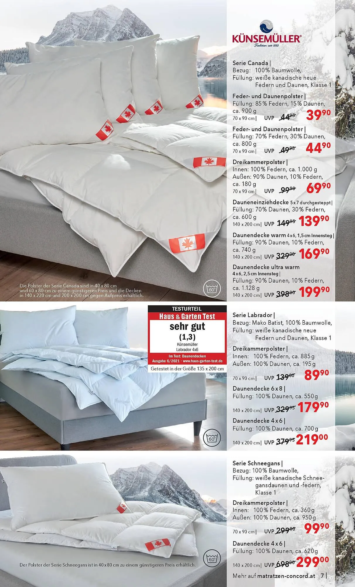 Matratzen Concord Prospekt von 29. Oktober bis 6. November 2025 - Flugblätt seite 7