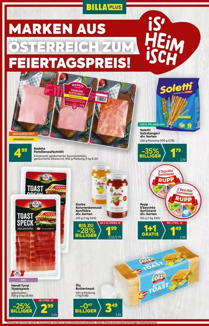 Vorschau BILLA PLUS Wien KW43 von 22. Oktober bis 5. November 2024 - Flugblätt seite 6