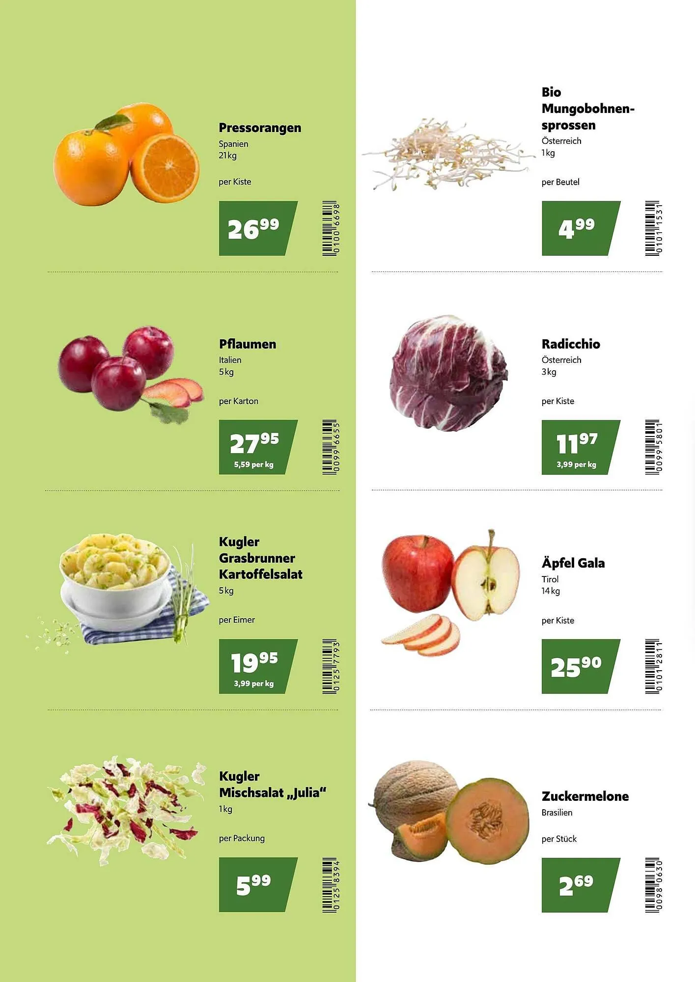 Eurogast Grissemann Flugblatt von 27. Jänner bis 8. Februar 2025 - Flugblätt seite 2