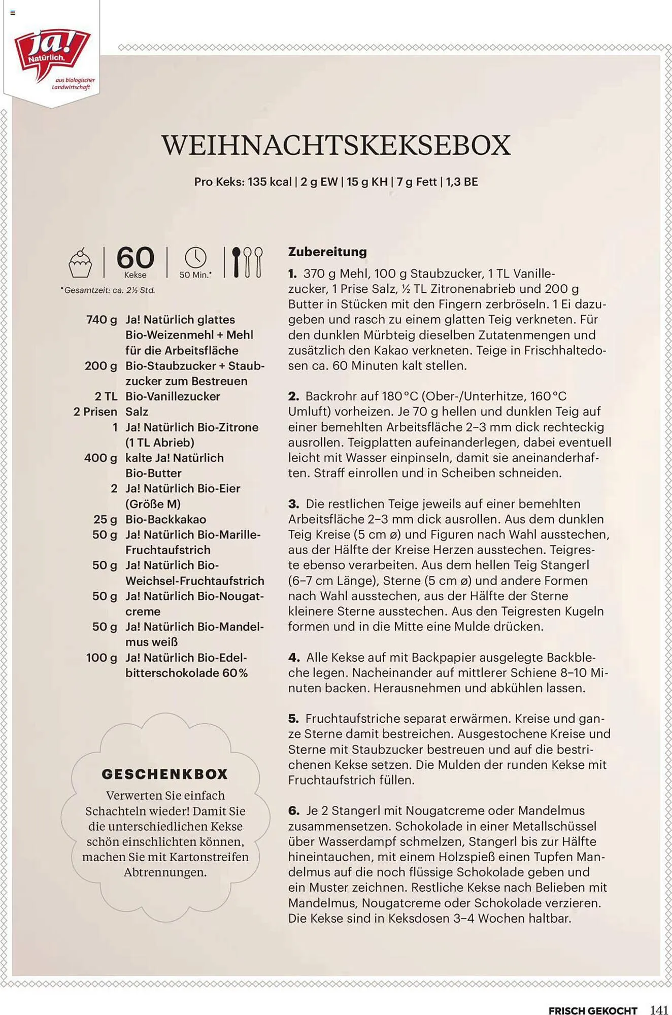 Billa Flugblatt von 1. Dezember bis 31. Dezember 2023 - Flugblätt seite 141
