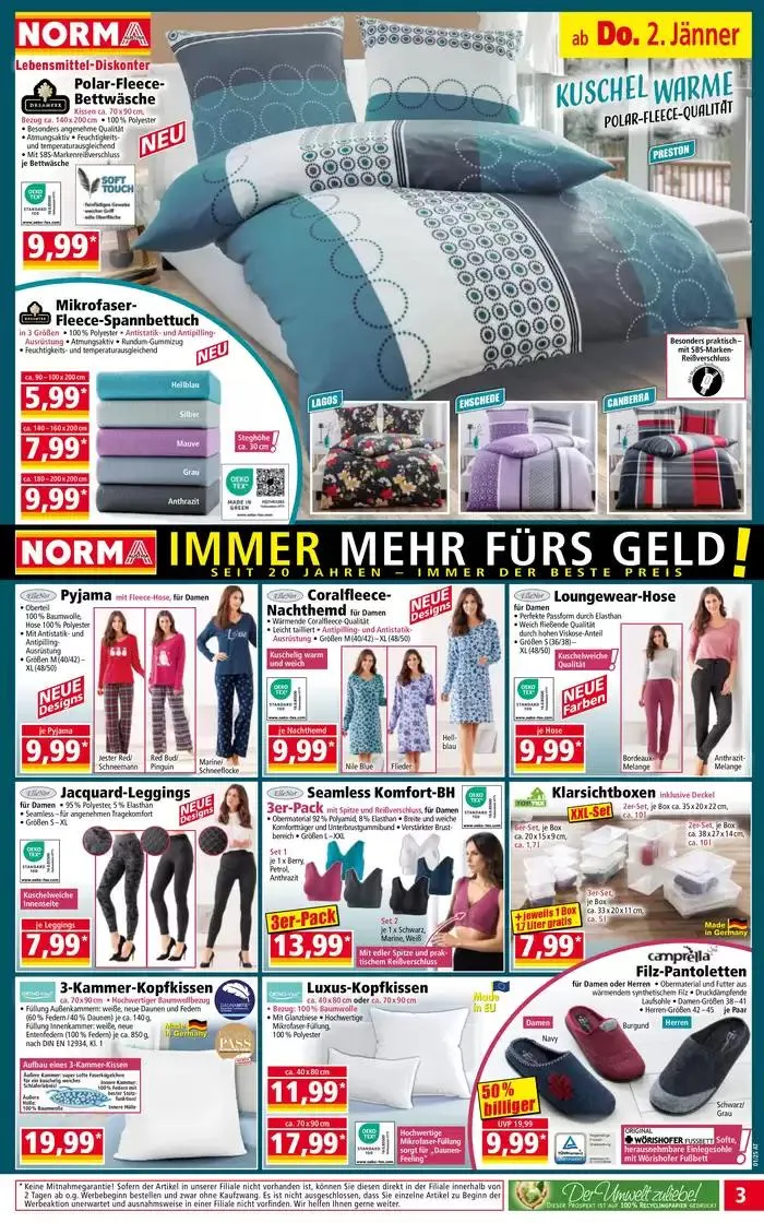 Aktuelle Deals und Angebote von 30. Dezember bis 3. Jänner 2025 - Flugblätt seite 3
