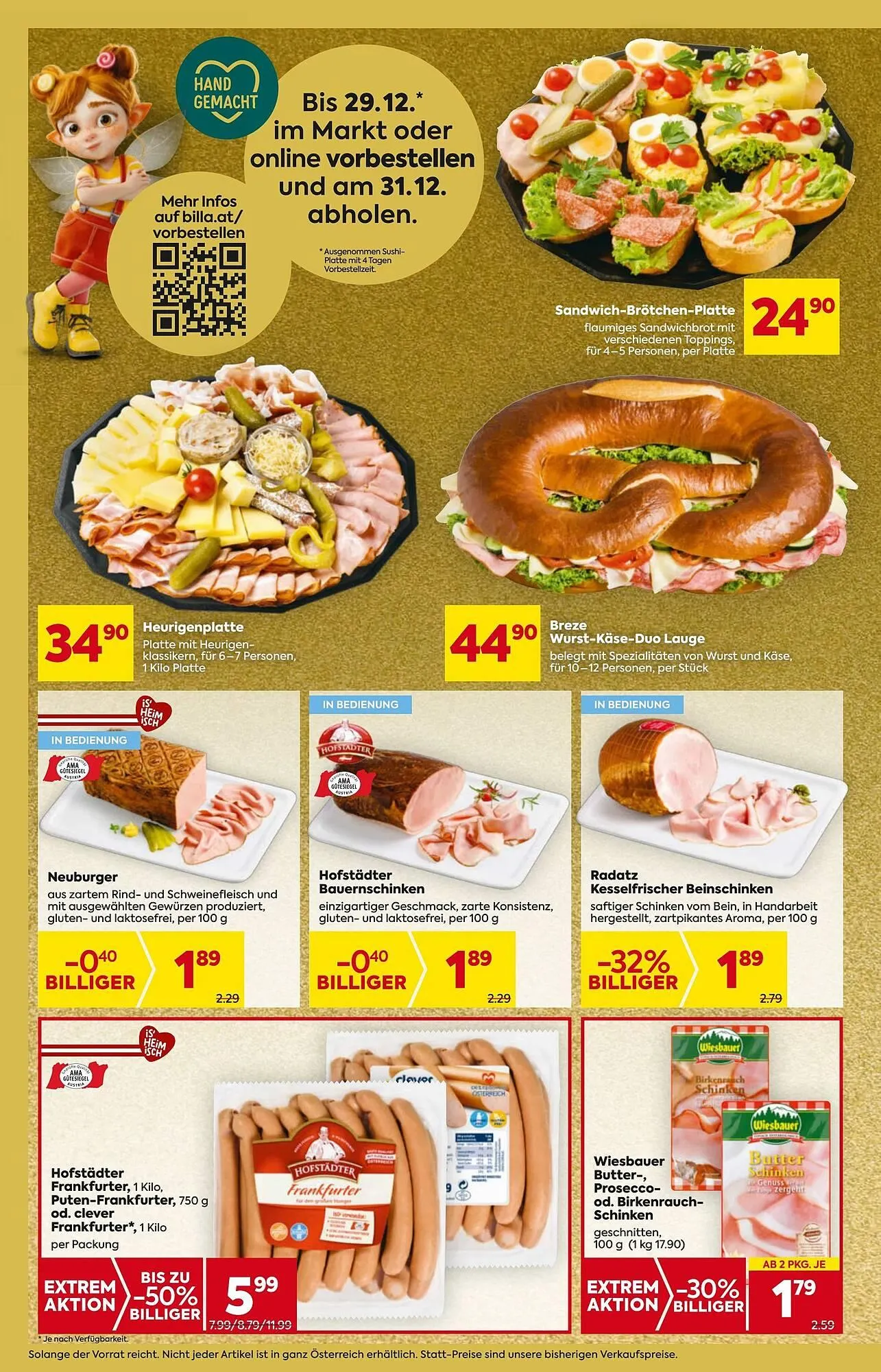 Billa Flugblatt von 27. Dezember bis 31. Dezember 2025 - Flugblätt seite  8