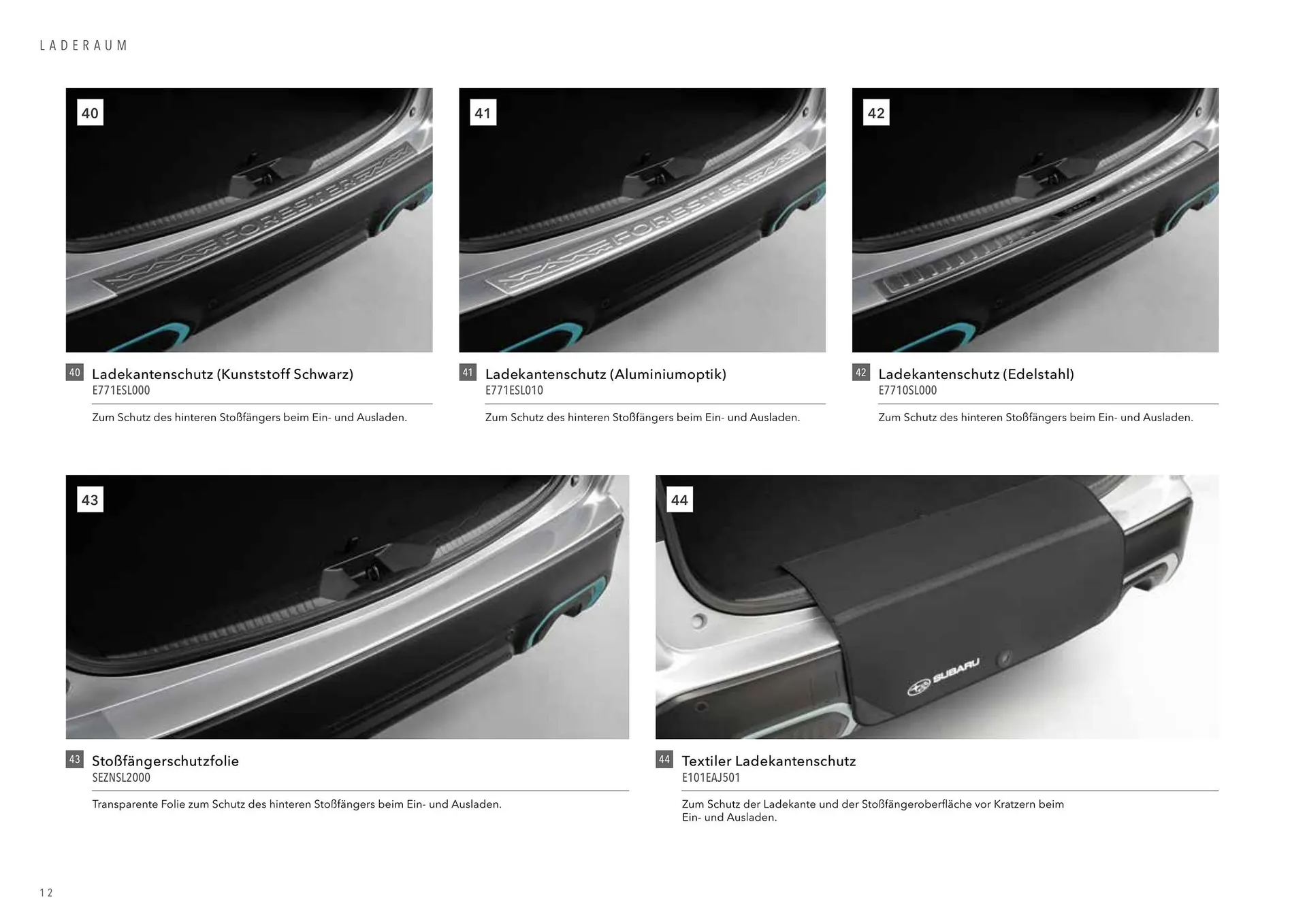 Subaru Flugblatt von 1. April bis 7. Jänner 2027 - Flugblätt seite 12