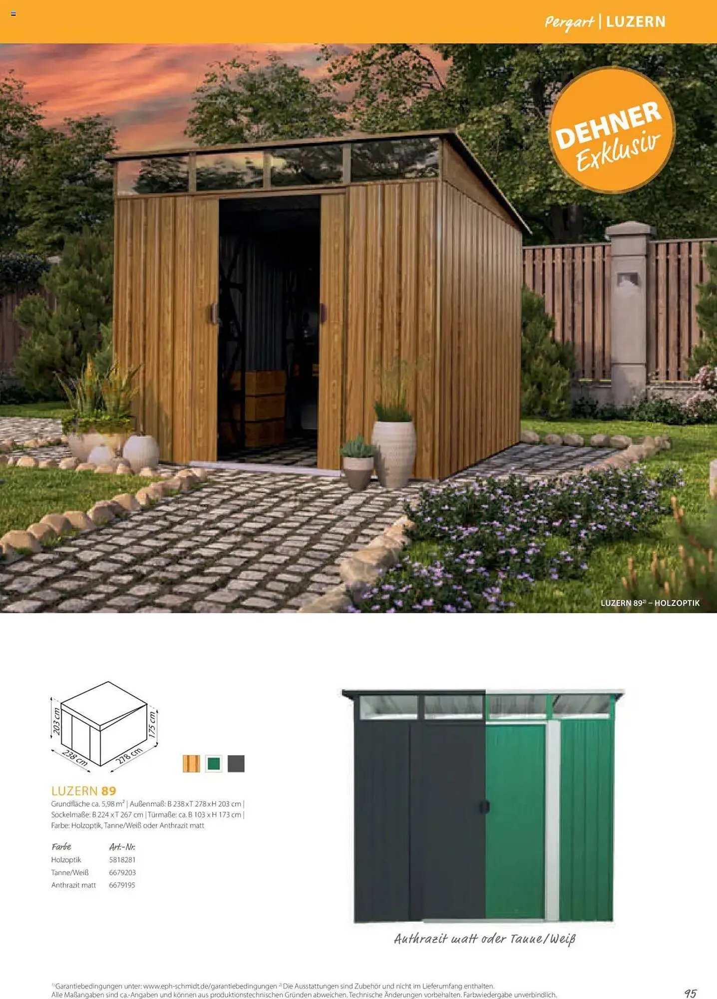 Dehner Prospekt von 1. Januar bis 31. Dezember 2025 - Prospekt seite 95