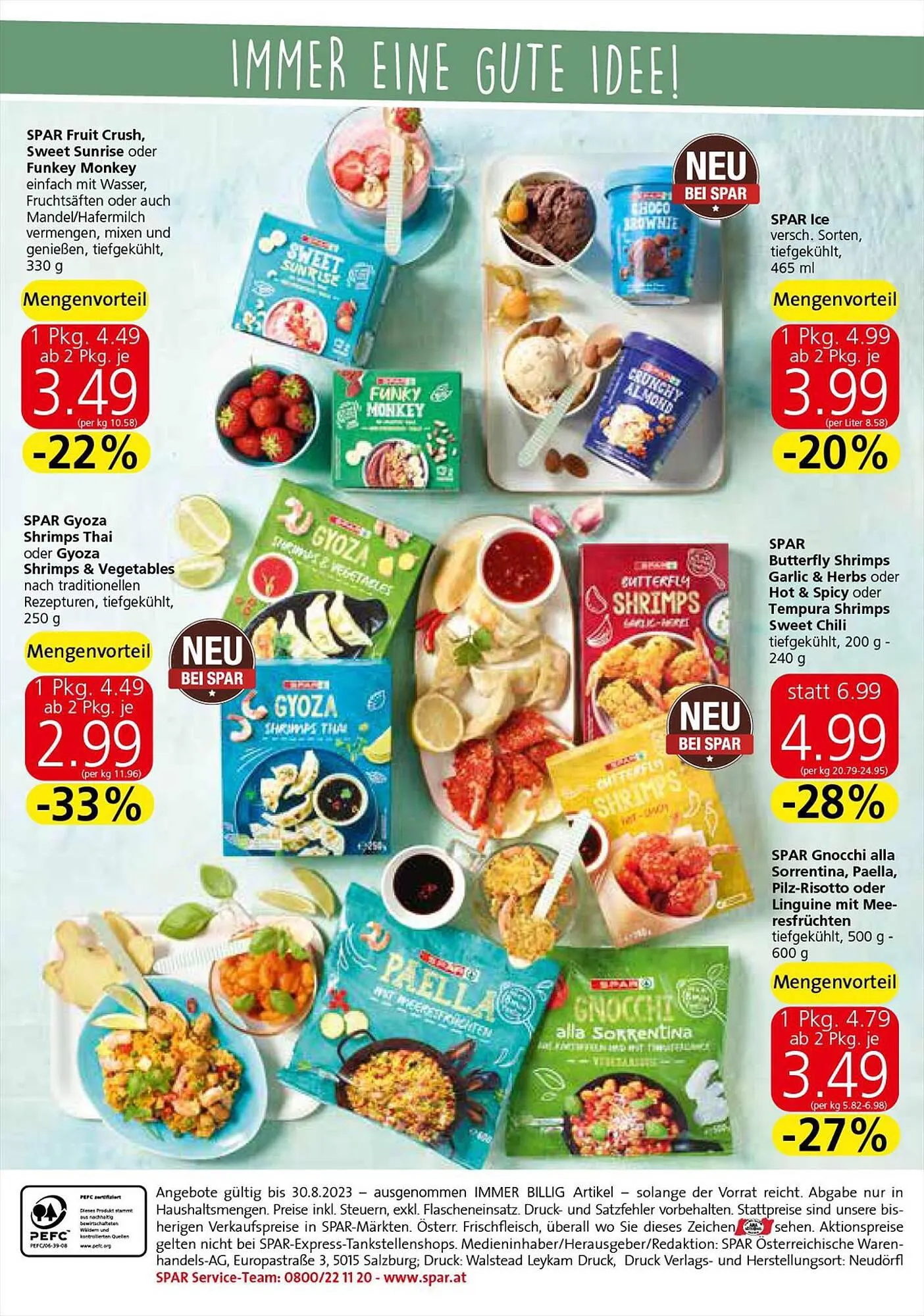 Spar Flugblatt von 23. August bis 30. August 2023 - Flugblätt seite  4