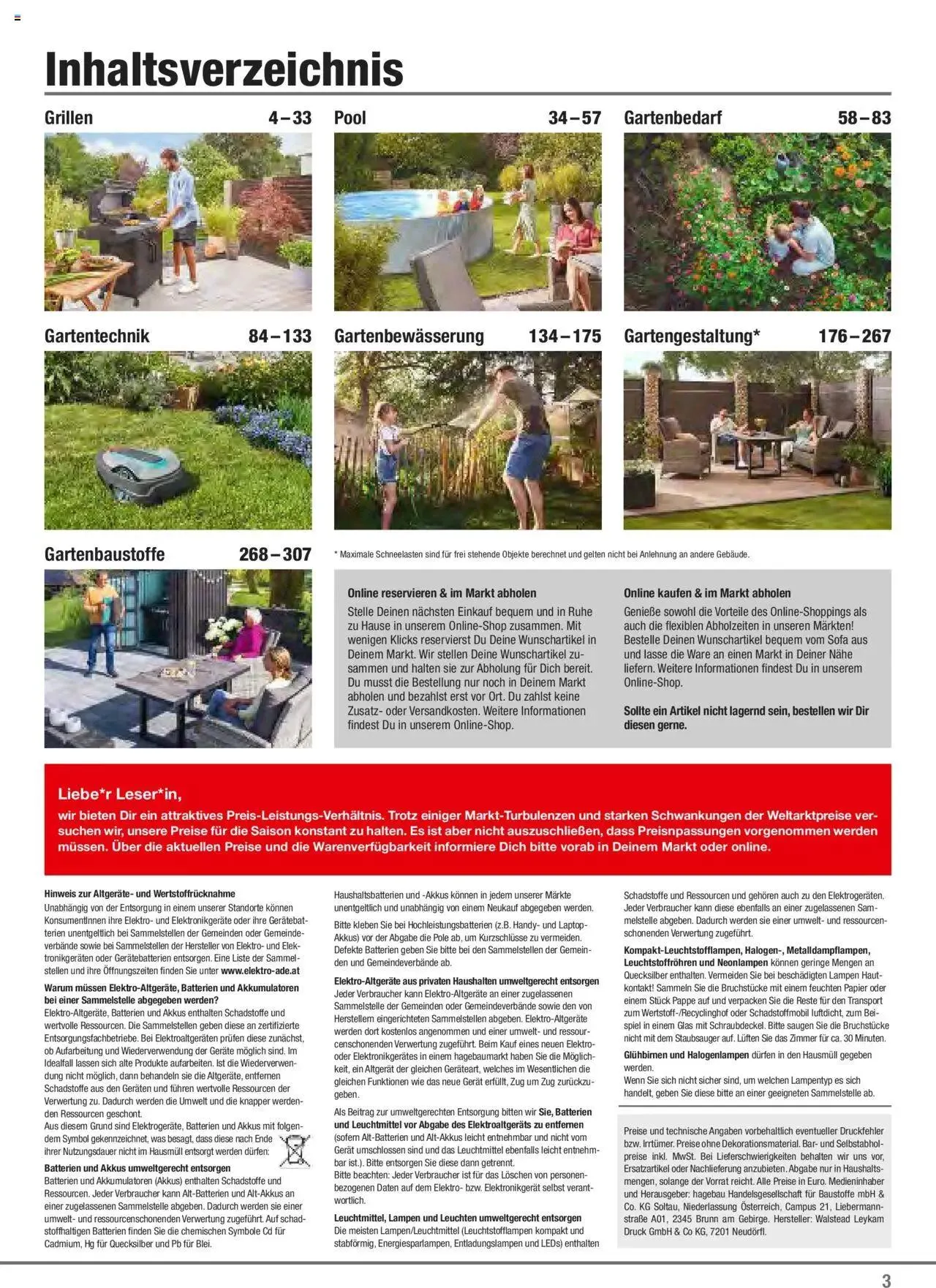 Hagebau Gartenjahr 2023 von 7. März bis 31. Dezember 2023 - Flugblätt seite 3