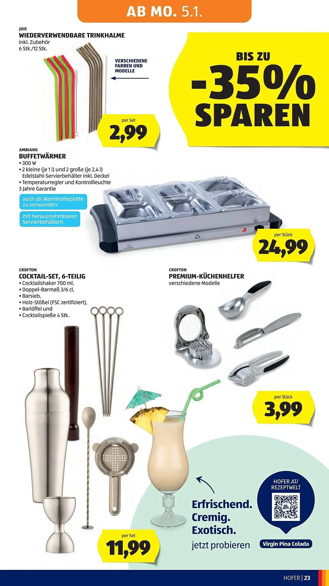 Hofer Flugblatt von 2. Jänner bis 9. Jänner 2026 - Flugblätt seite  27