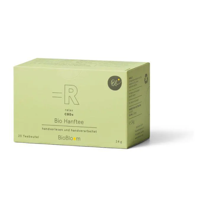 BioBloom Bio Hanftee Teebox - relax 24g