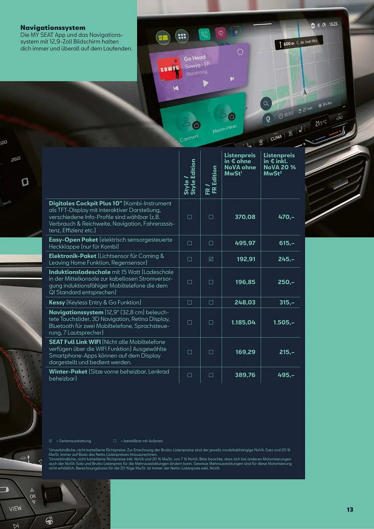 Seat Flugblatt von 13. Jänner bis 29. Dezember 2026 - Flugblätt seite  13