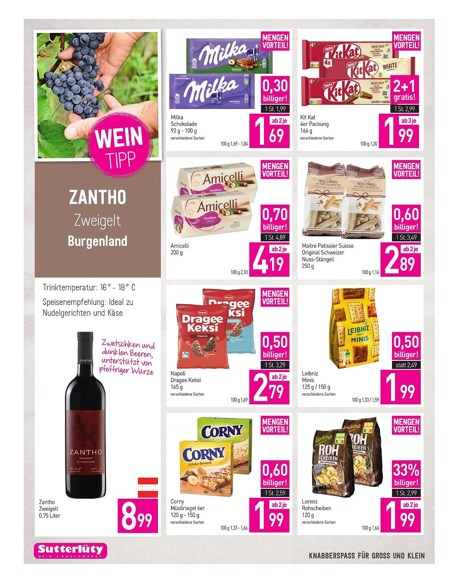 Sutterlüty Flugblatt von 29. Jänner bis 4. Februar 2026 - Flugblätt seite 16