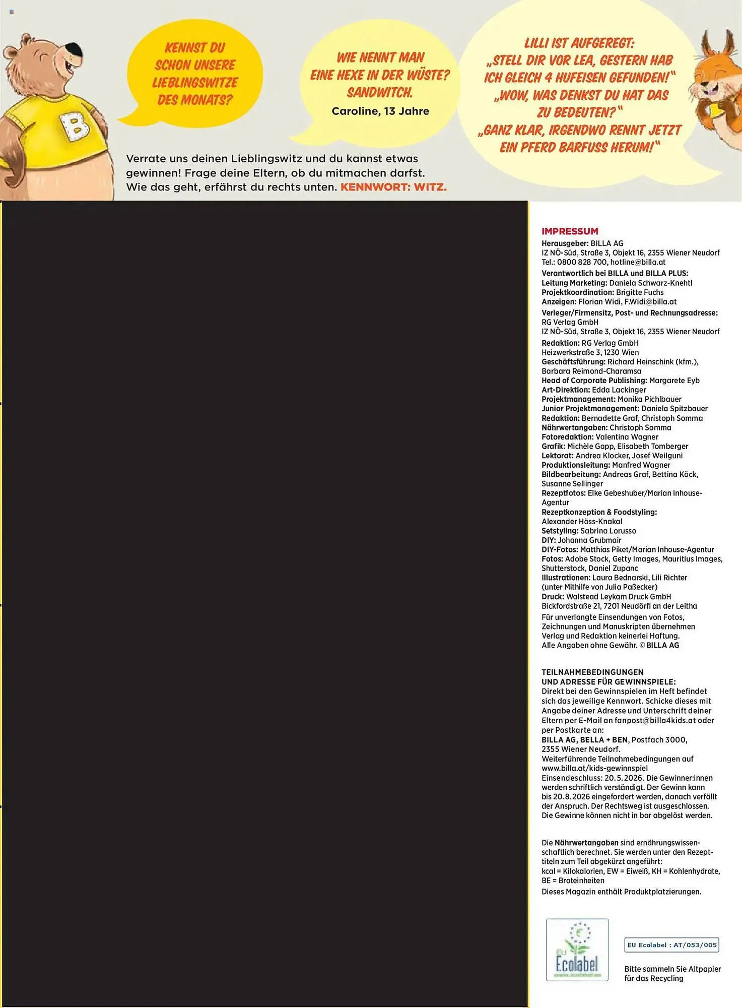 Billa Flugblatt von 1. März bis 31. Mai 2026 - Flugblätt seite 42