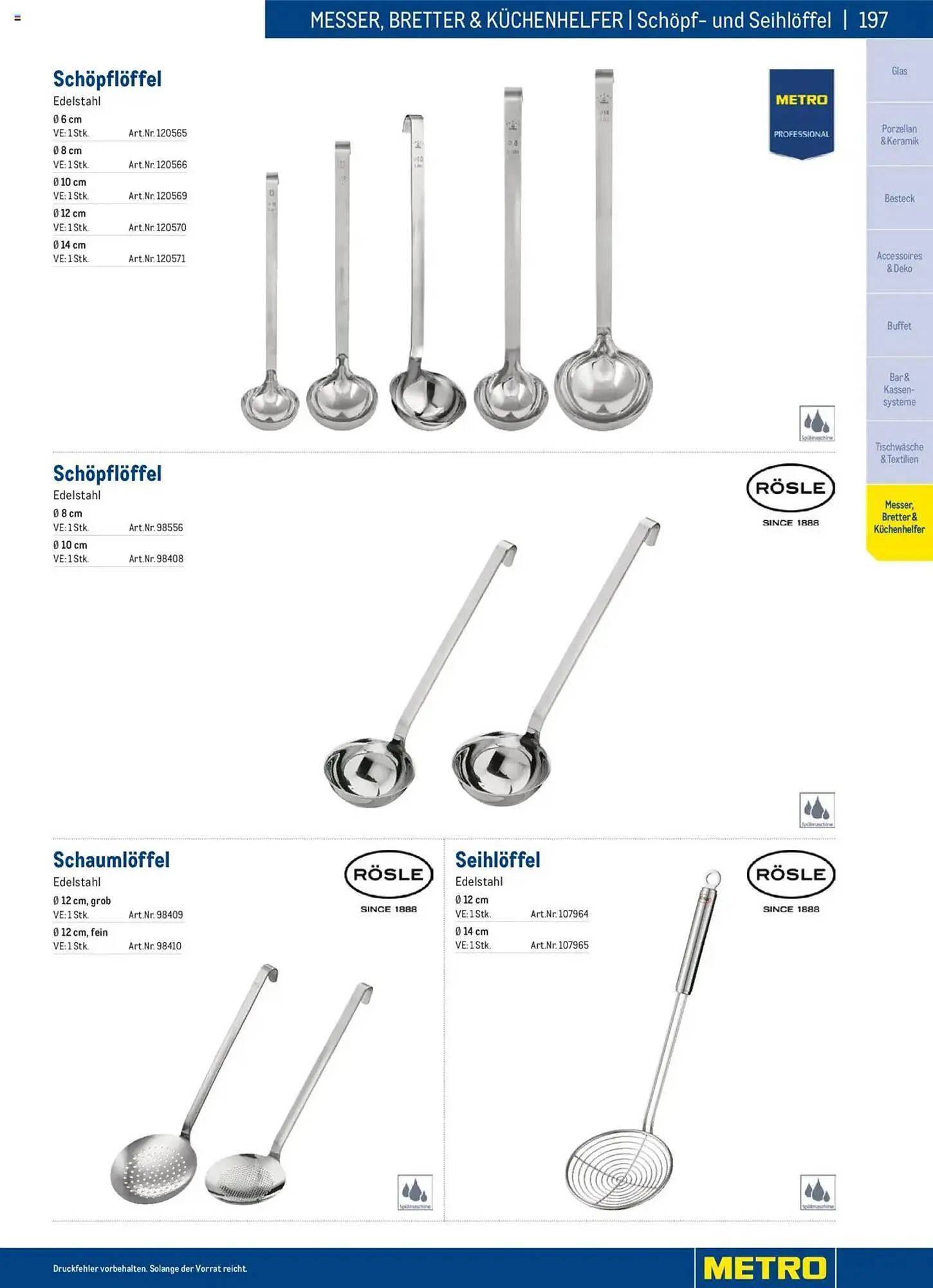 Metro Flugblatt von 2. Dezember bis 31. Dezember 2025 - Flugblätt seite  197