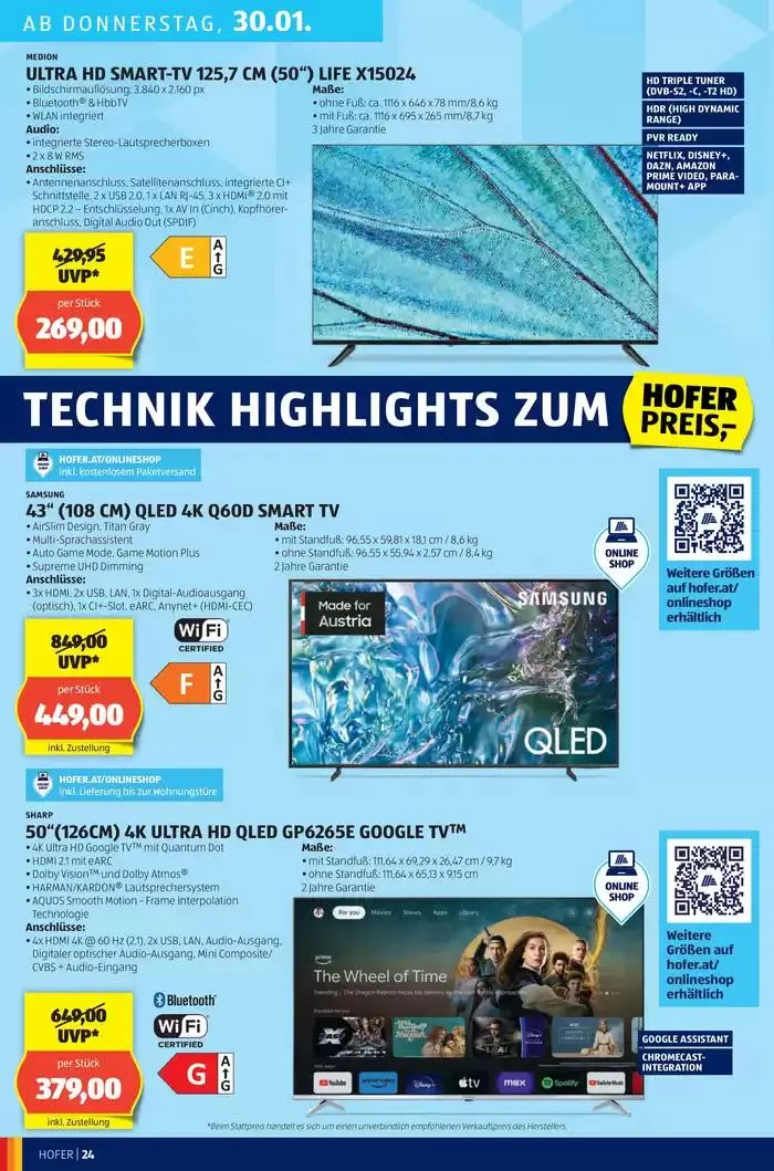 Blättern Sie online im HOFER Flugblatt von 22. Jänner bis 5. Februar 2025 - Flugblätt seite  28