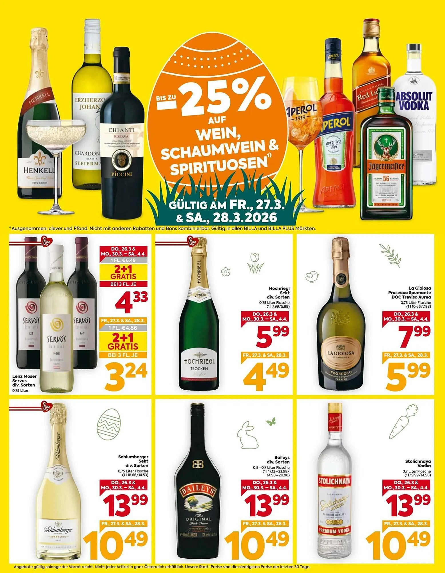 Billa Corso Flugblatt von 26. März bis 4. April 2026 - Flugblätt seite  2