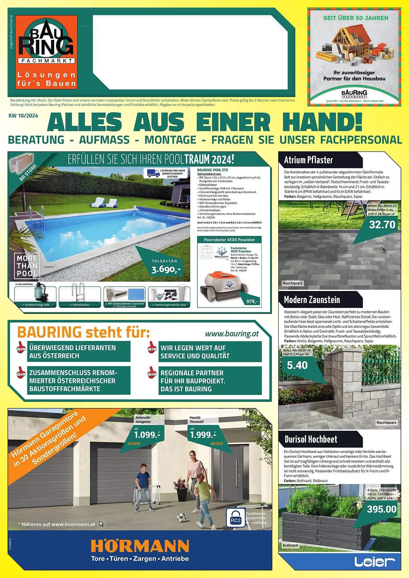 Bauring Flugblatt von 4. März bis 23. März 2024 - Flugblätt seite  