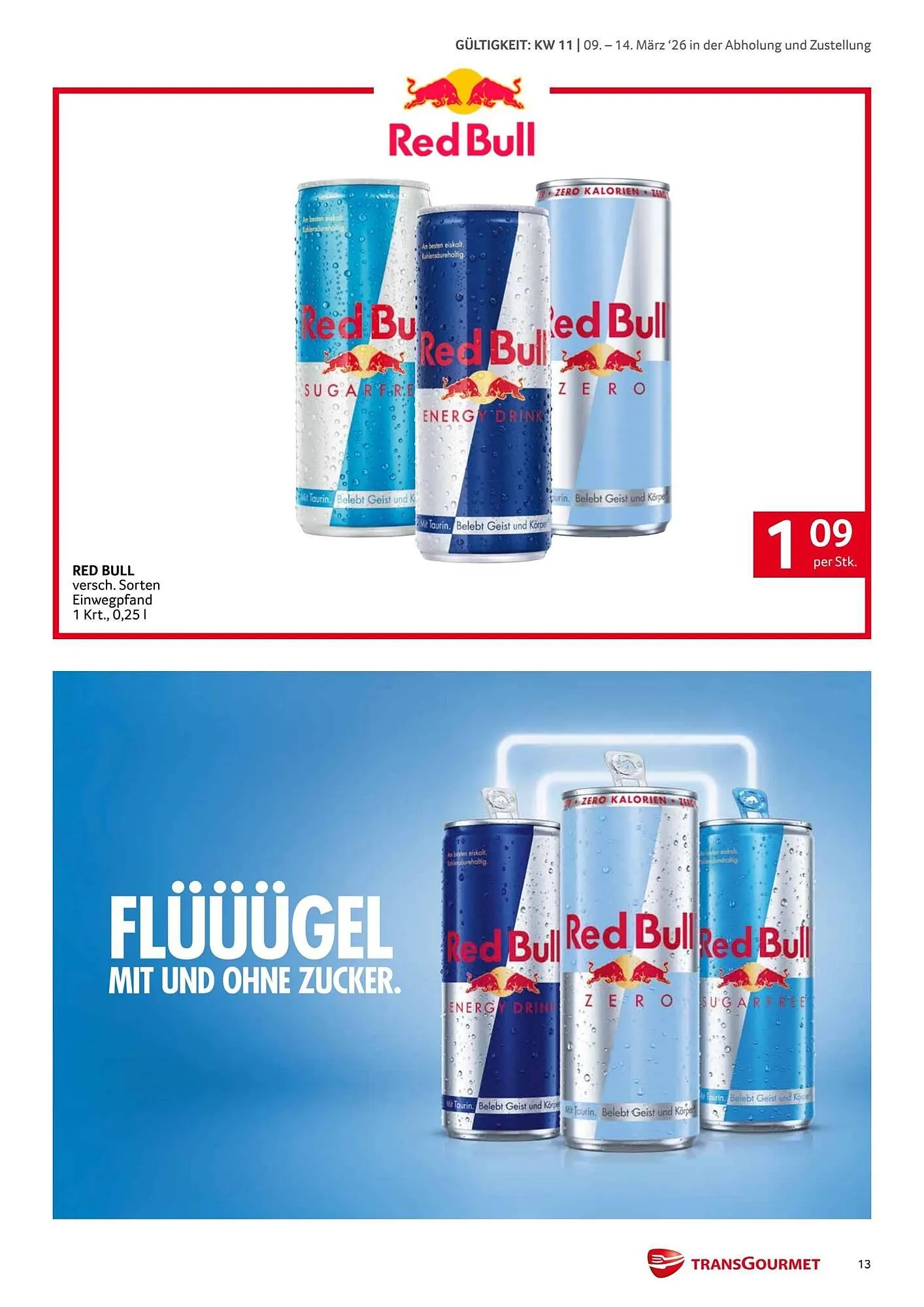 Transgourmet Flugblatt von 9. März bis 15. März 2026 - Flugblätt seite 13