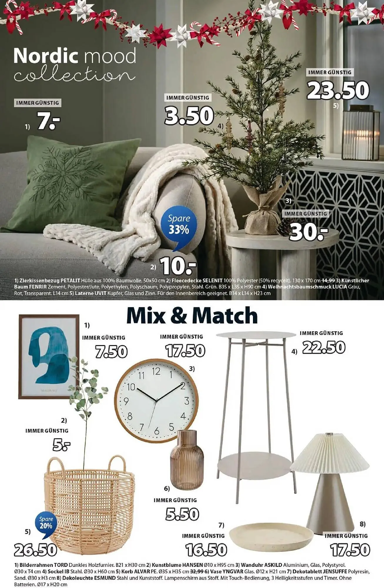 JYSK Flugblatt von 1. Dezember bis 6. Jänner 2026 - Flugblätt seite 10