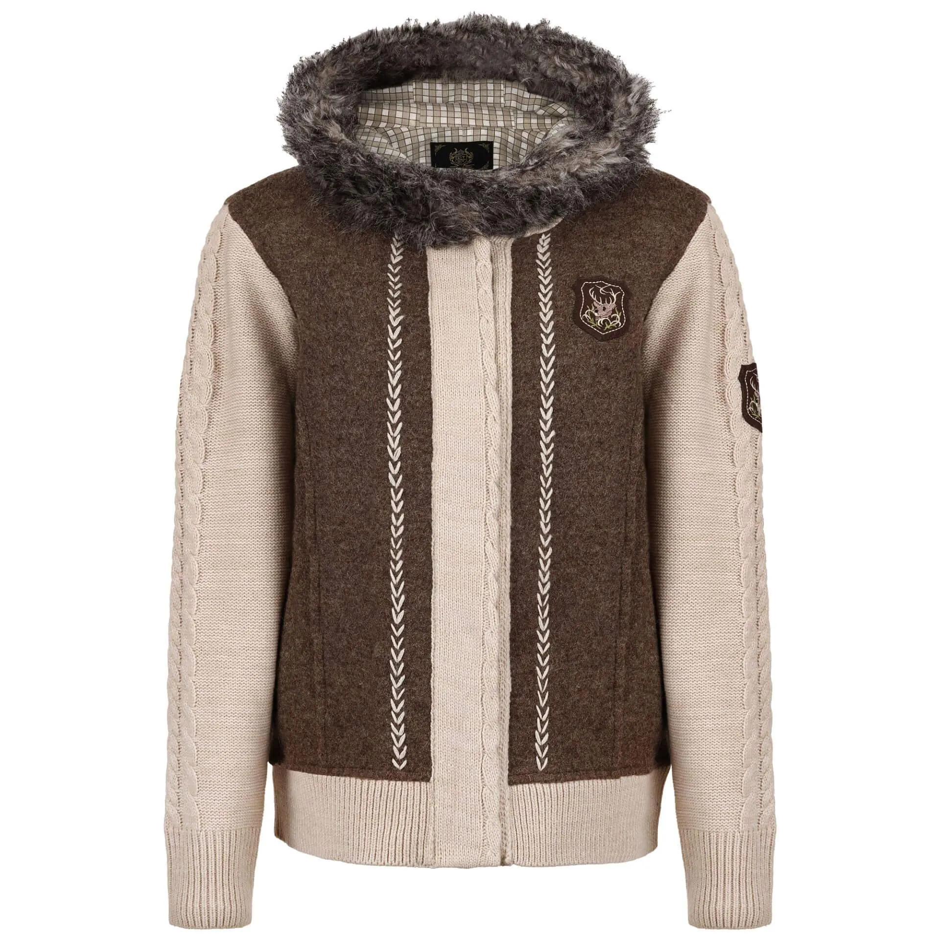 Damen Strickjacke "Lucie", Braun