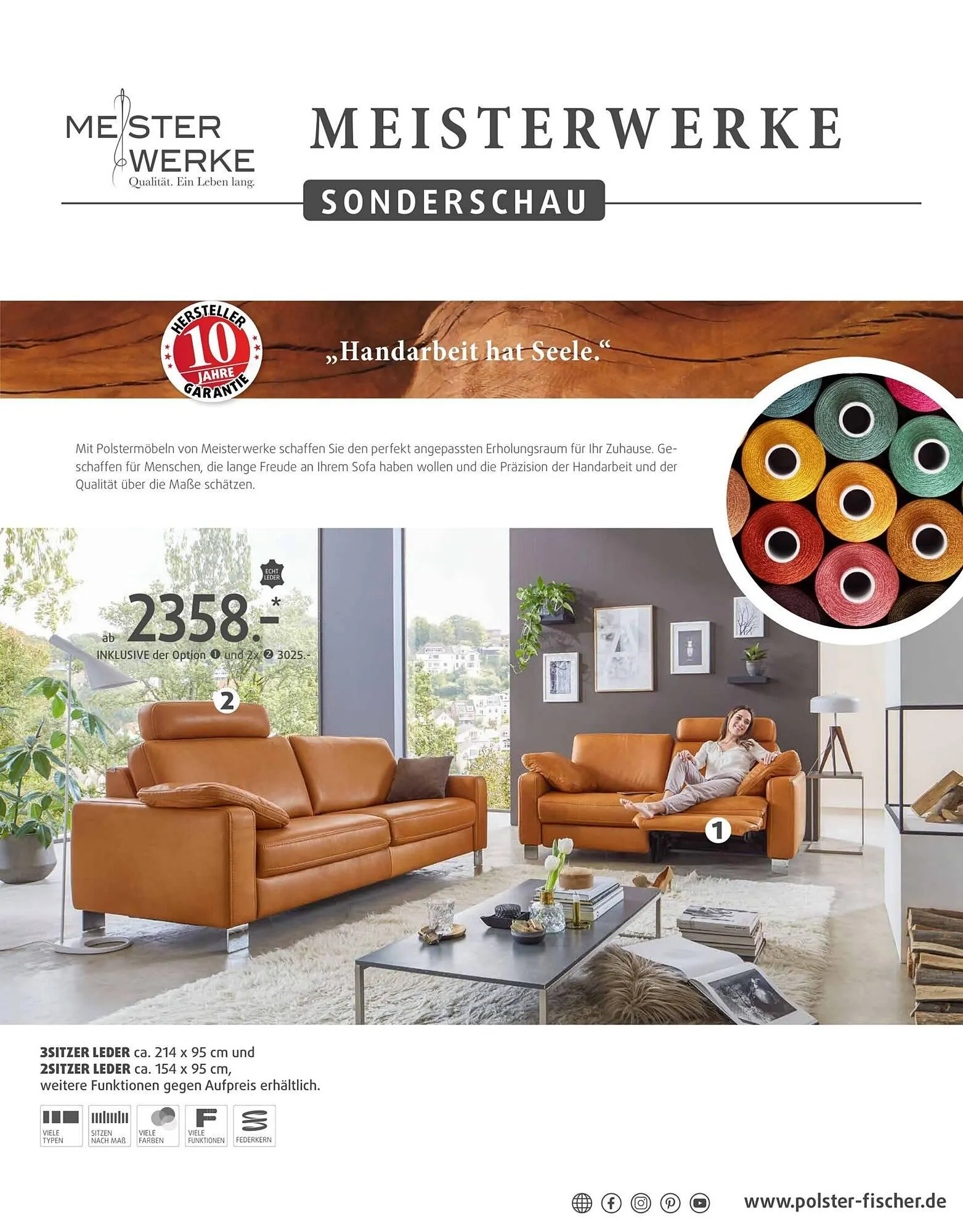 Polstermöbel Fischer Flugblatt von 15. Februar bis 17. März 2024 - Flugblätt seite  11