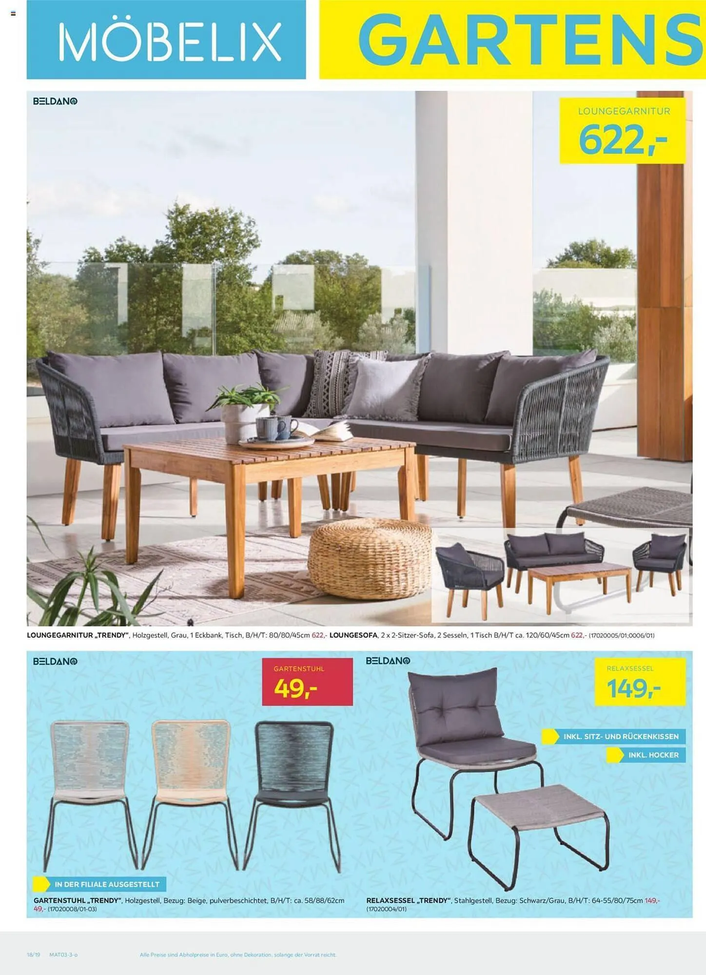 Möbelix Flugblatt von 1. März bis 30. September 2023 - Flugblätt seite  18