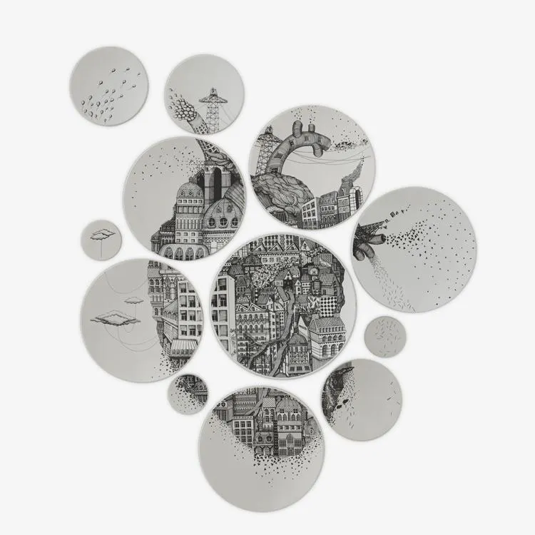 Au coeur de la ville Décoration murale