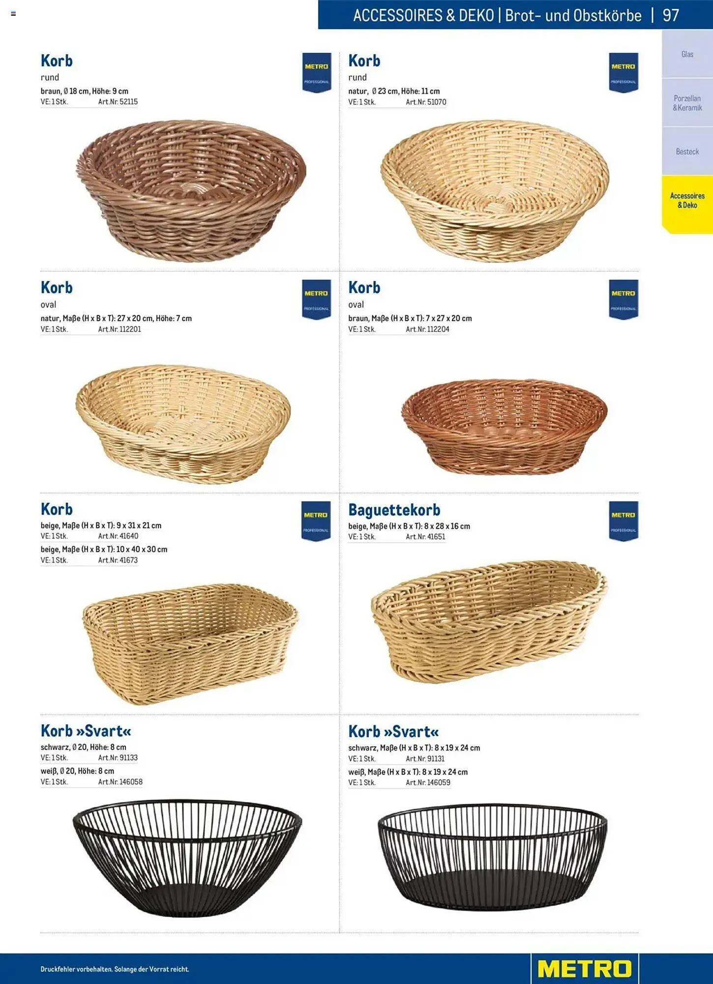 Metro Flugblatt von 2. Dezember bis 31. Dezember 2025 - Flugblätt seite 97