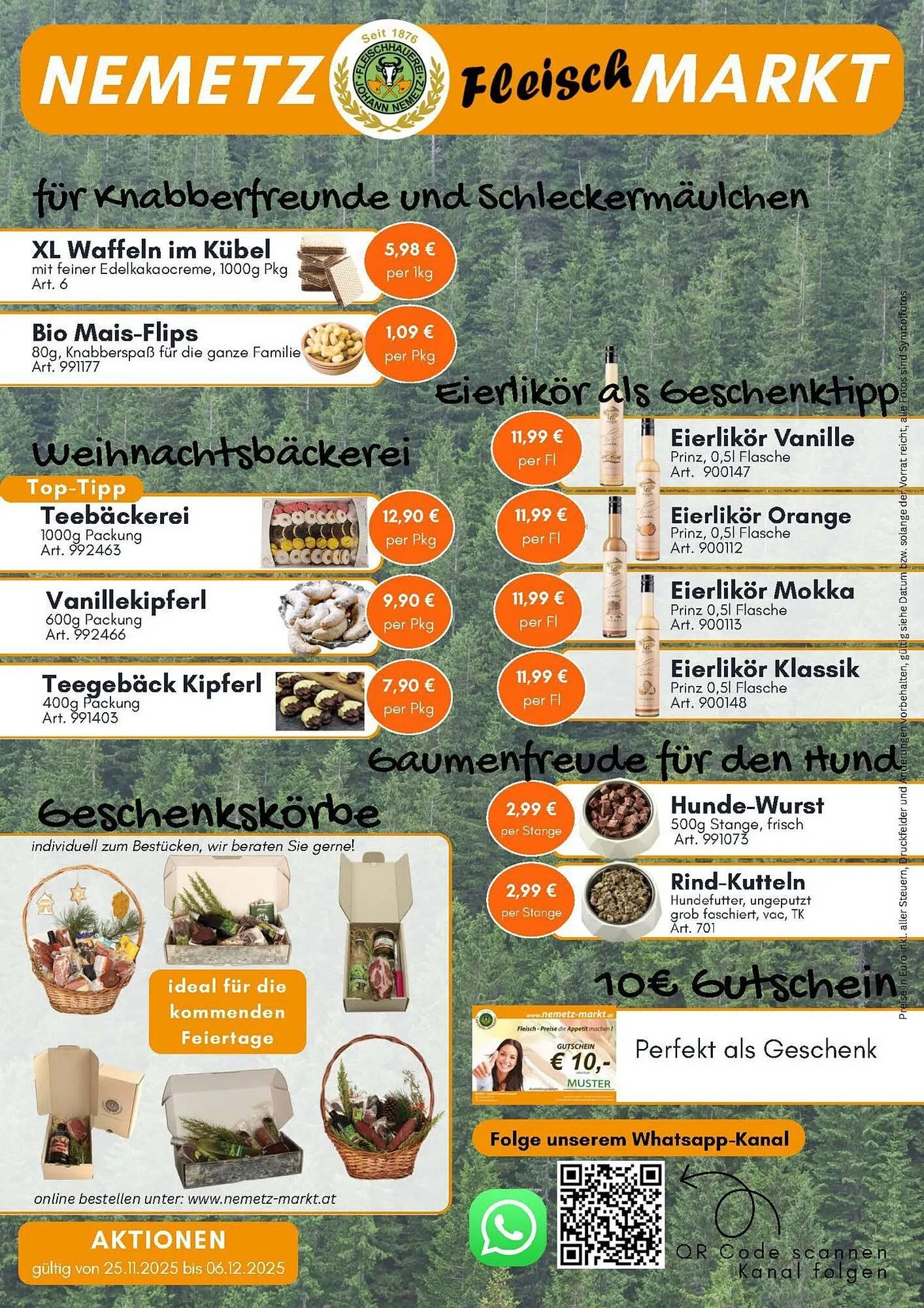 Nemetz Markt Flugblatt von 25. November bis 6. Dezember 2025 - Flugblätt seite  3