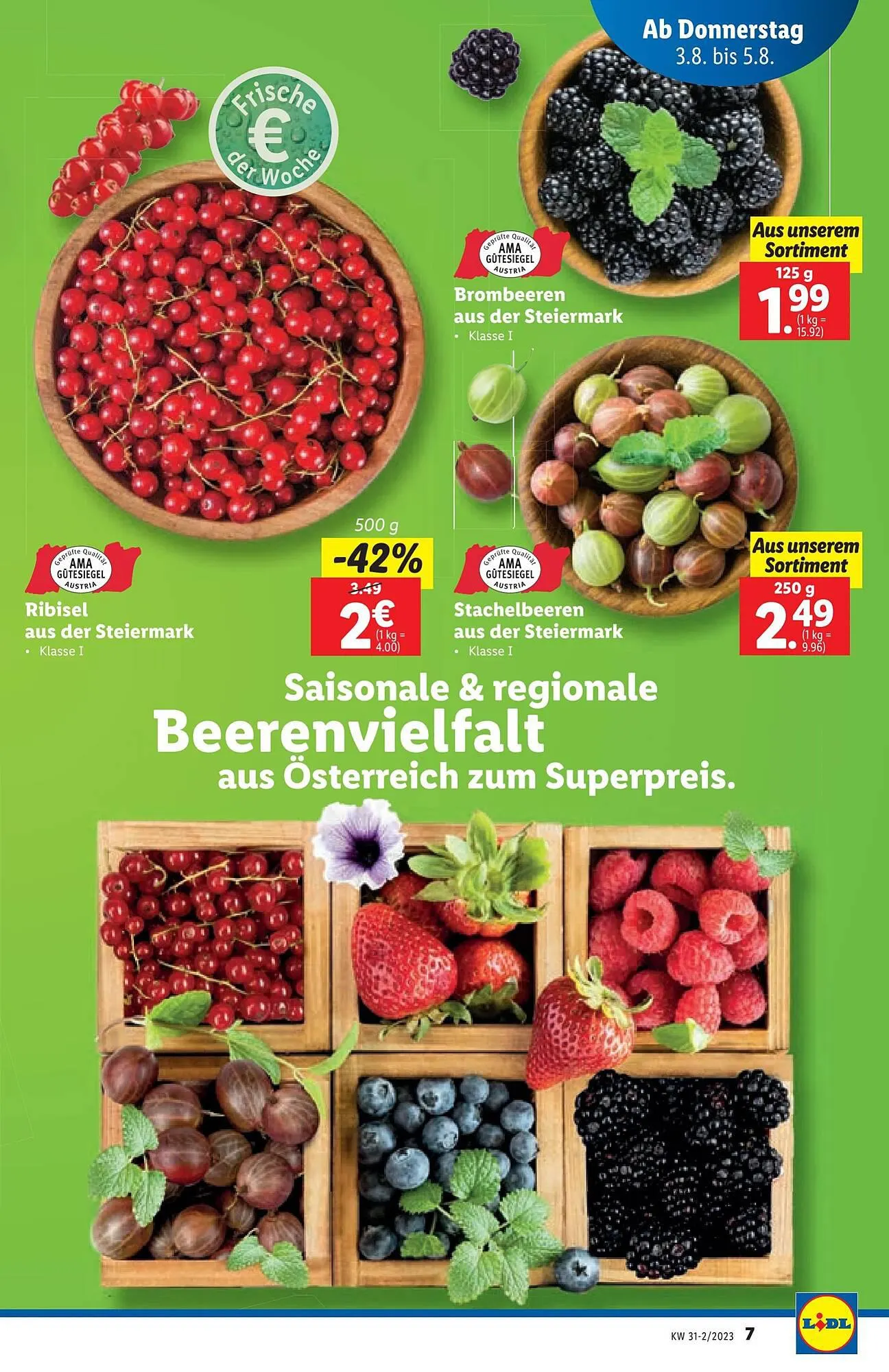Lidl Flugblatt von 2. August bis 9. August 2023 - Flugblätt seite 7