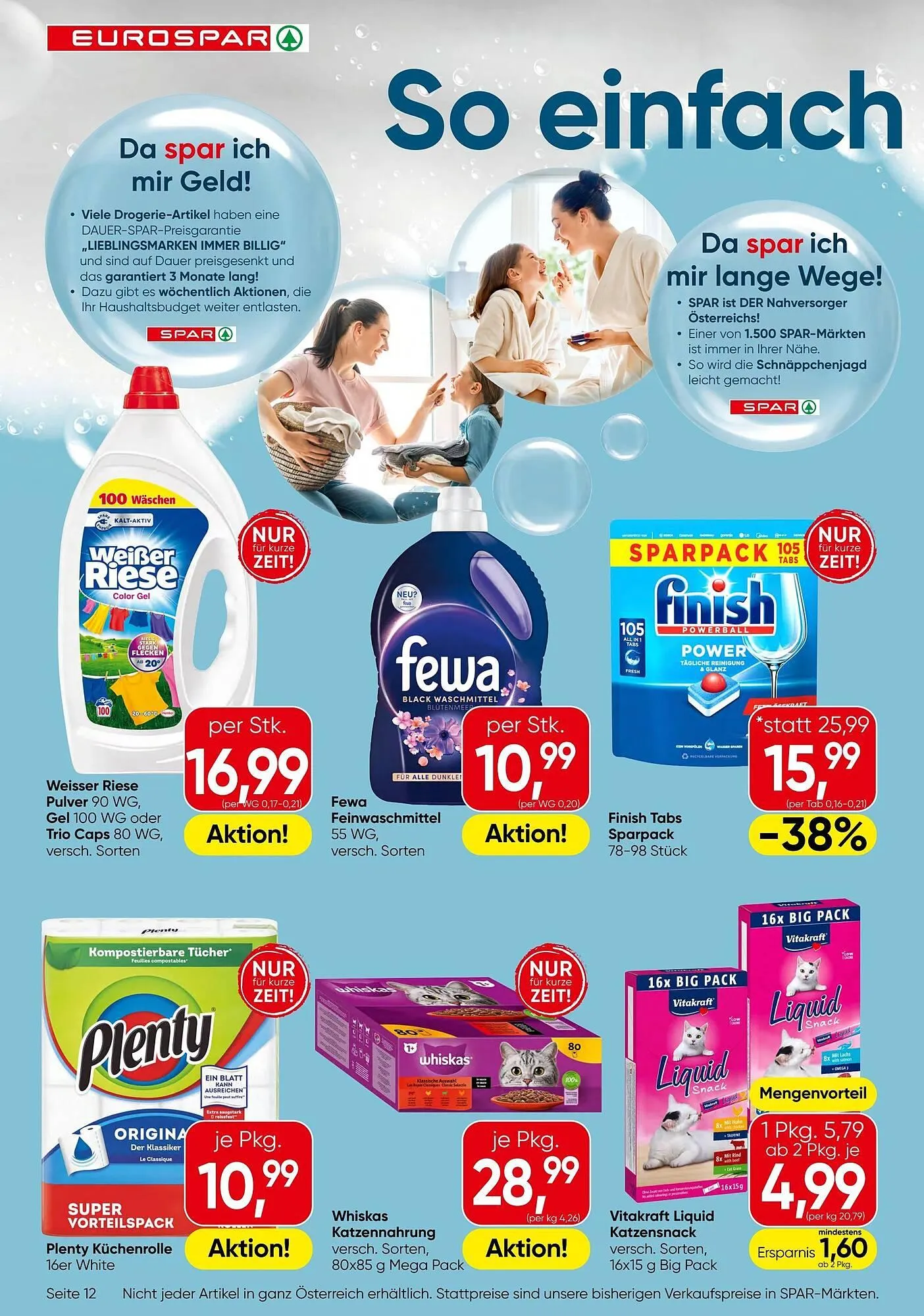 Eurospar Flugblatt von 23. Oktober bis 5. November 2025 - Flugblätt seite  12
