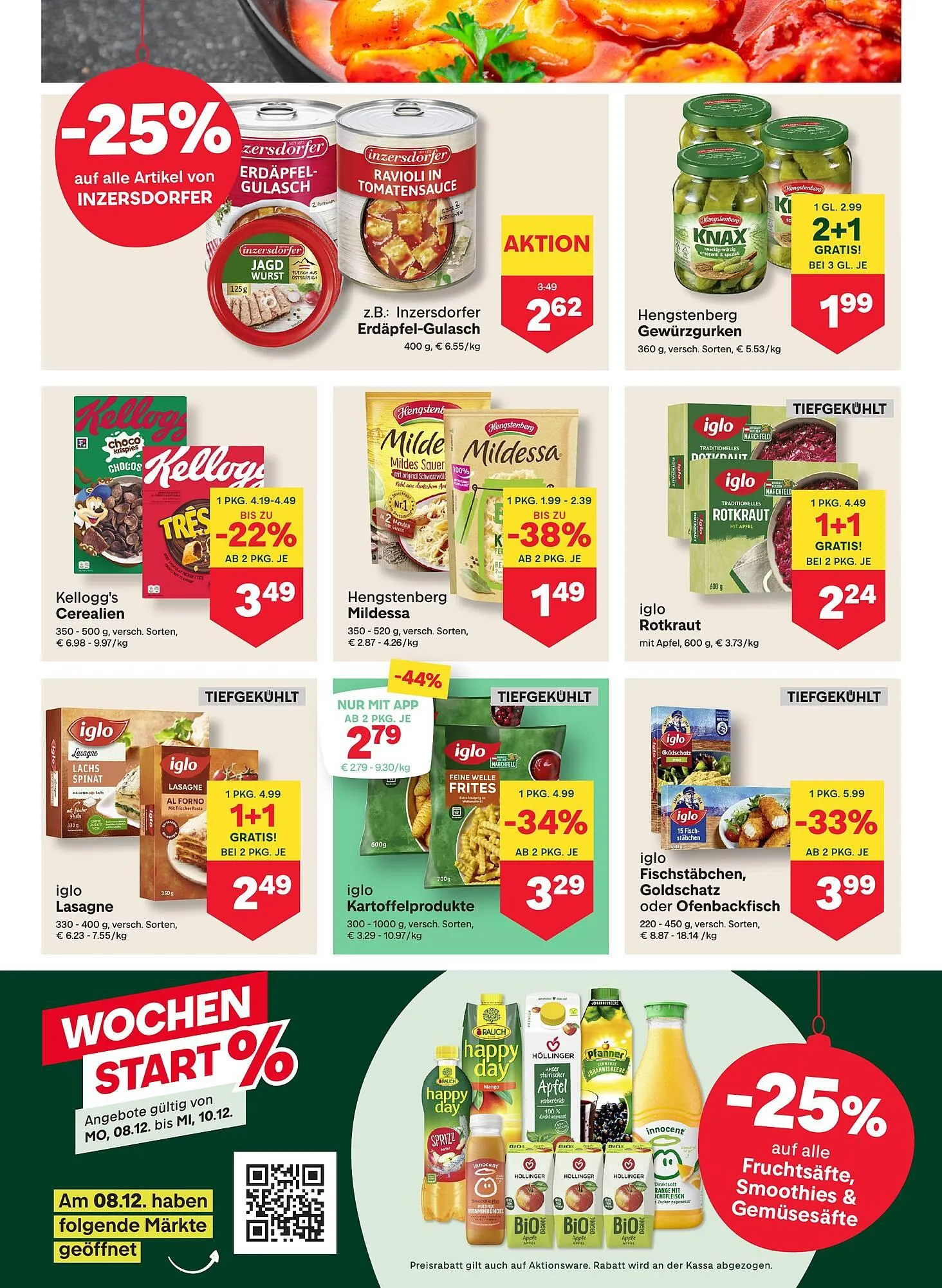 MPreis Flugblatt von 4. Dezember bis 10. Dezember 2025 - Flugblätt seite 8