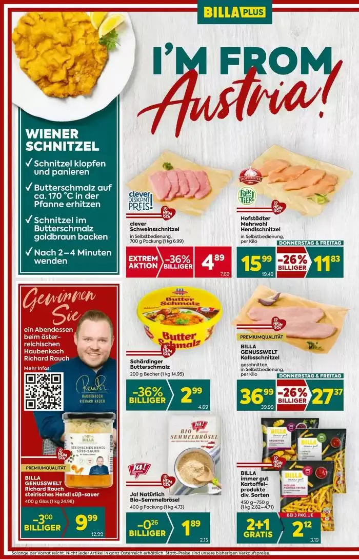 Vorschau BILLA PLUS Wien KW43 von 22. Oktober bis 5. November 2024 - Flugblätt seite 8