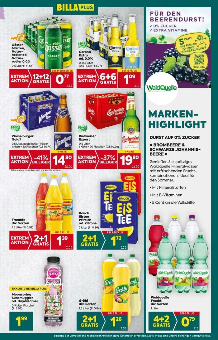 BILLA PLUS Flugblatt von 29. August bis 12. September 2024 - Flugblätt seite 13
