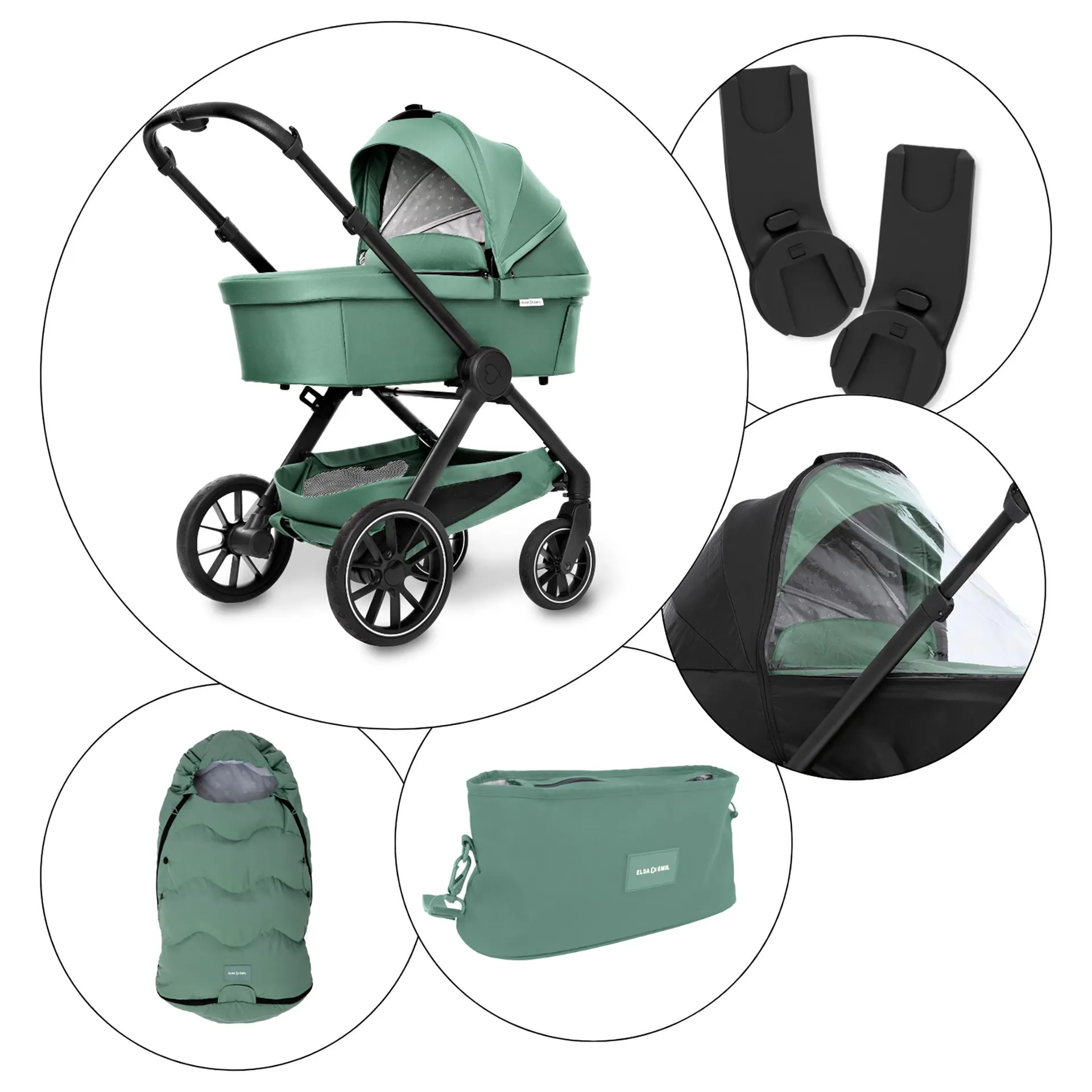 Elsa & Emil Starter-Set Krokodilgrün