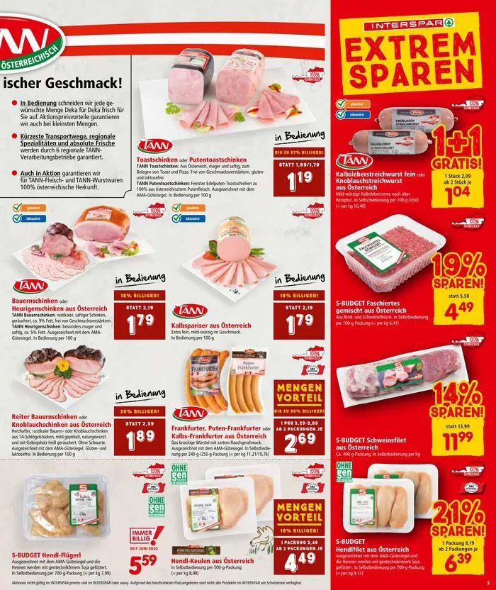 Interspar flugblatt von 3. September bis 17. September 2024 - Flugblätt seite 5