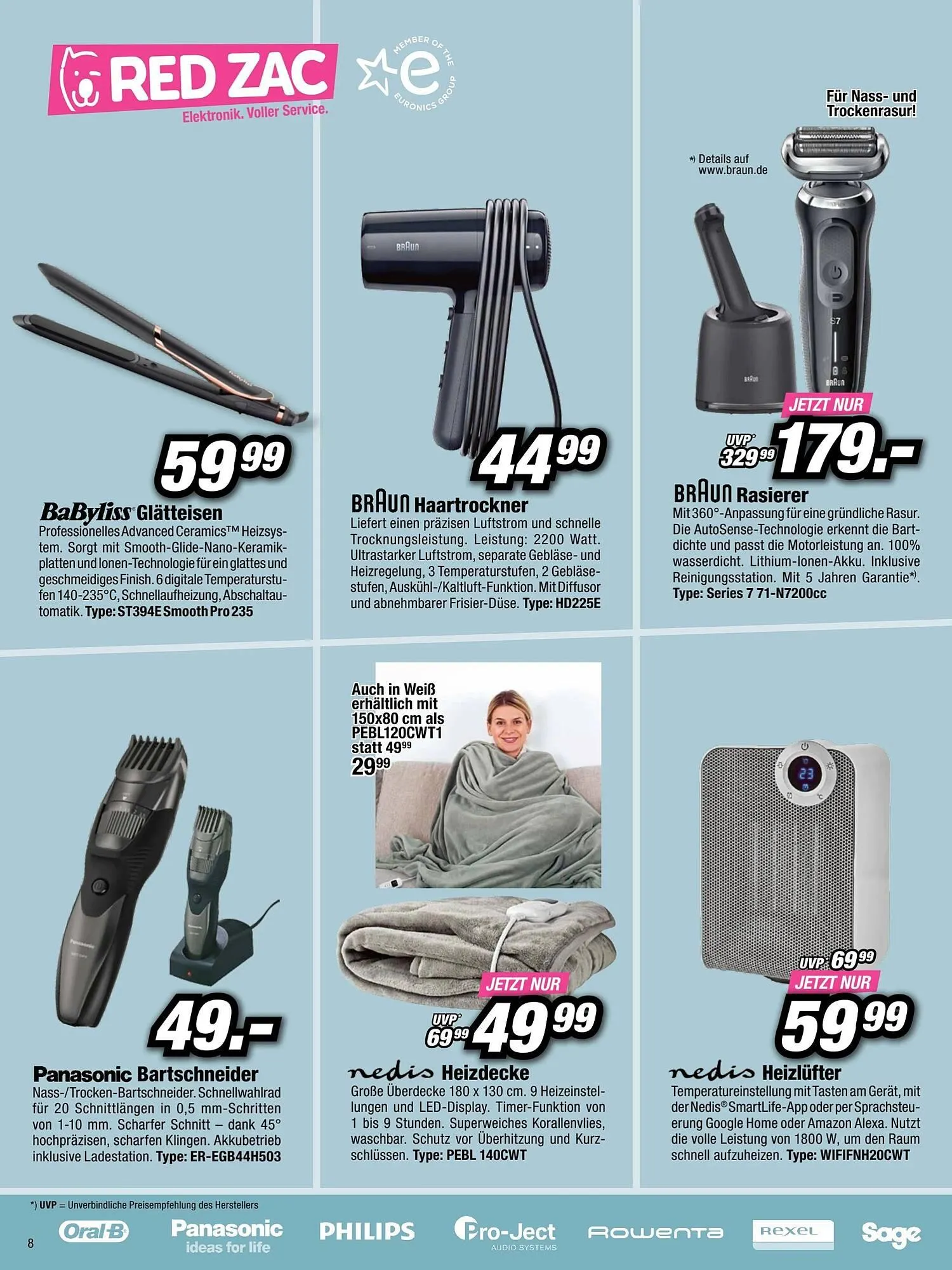 Red Zac Flugblatt von 7. Dezember bis 25. Dezember 2025 - Flugblätt seite  8