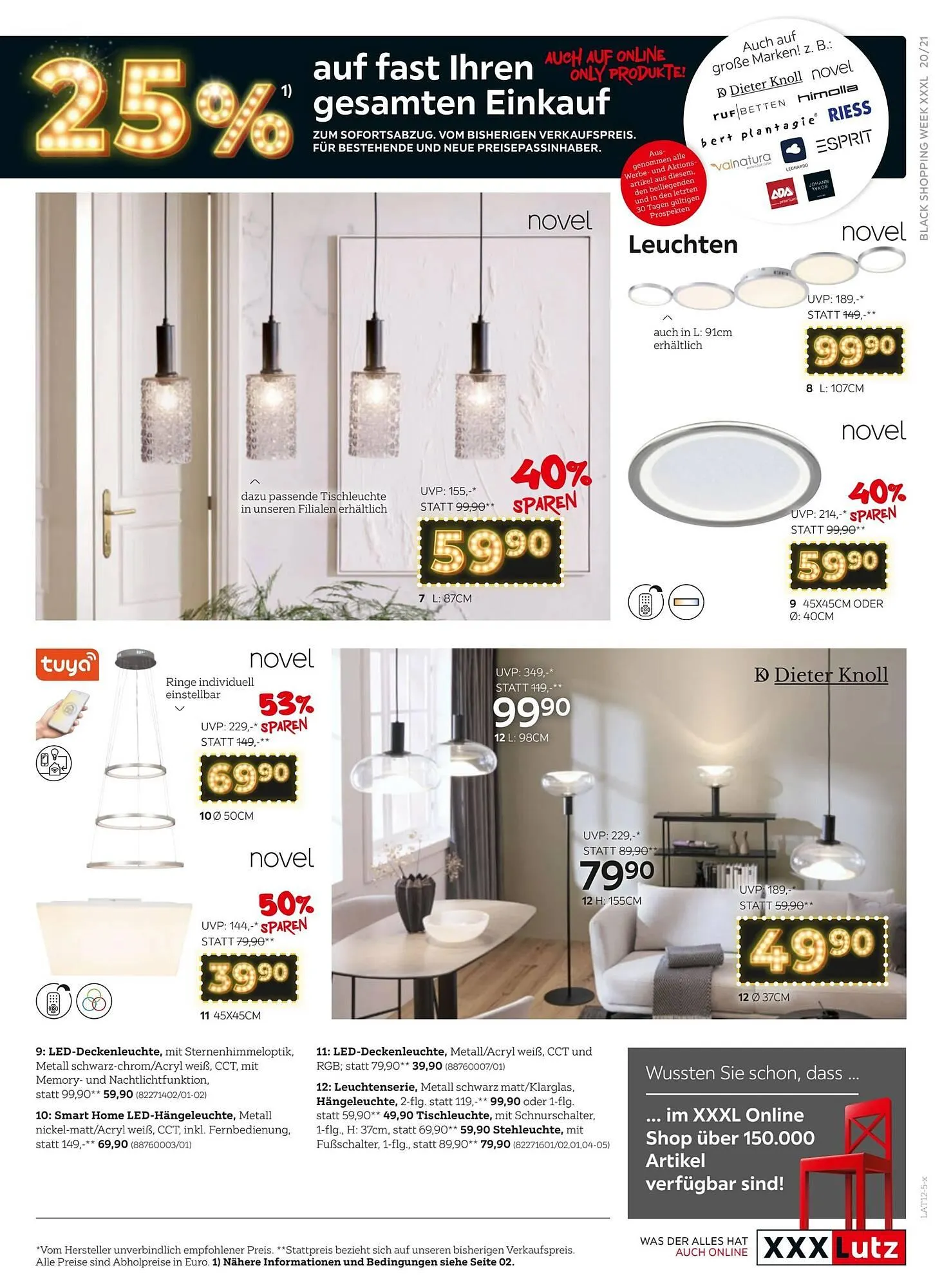 XXXLutz Prospekt von 24. November bis 8. Dezember 2025 - Flugblätt seite 21