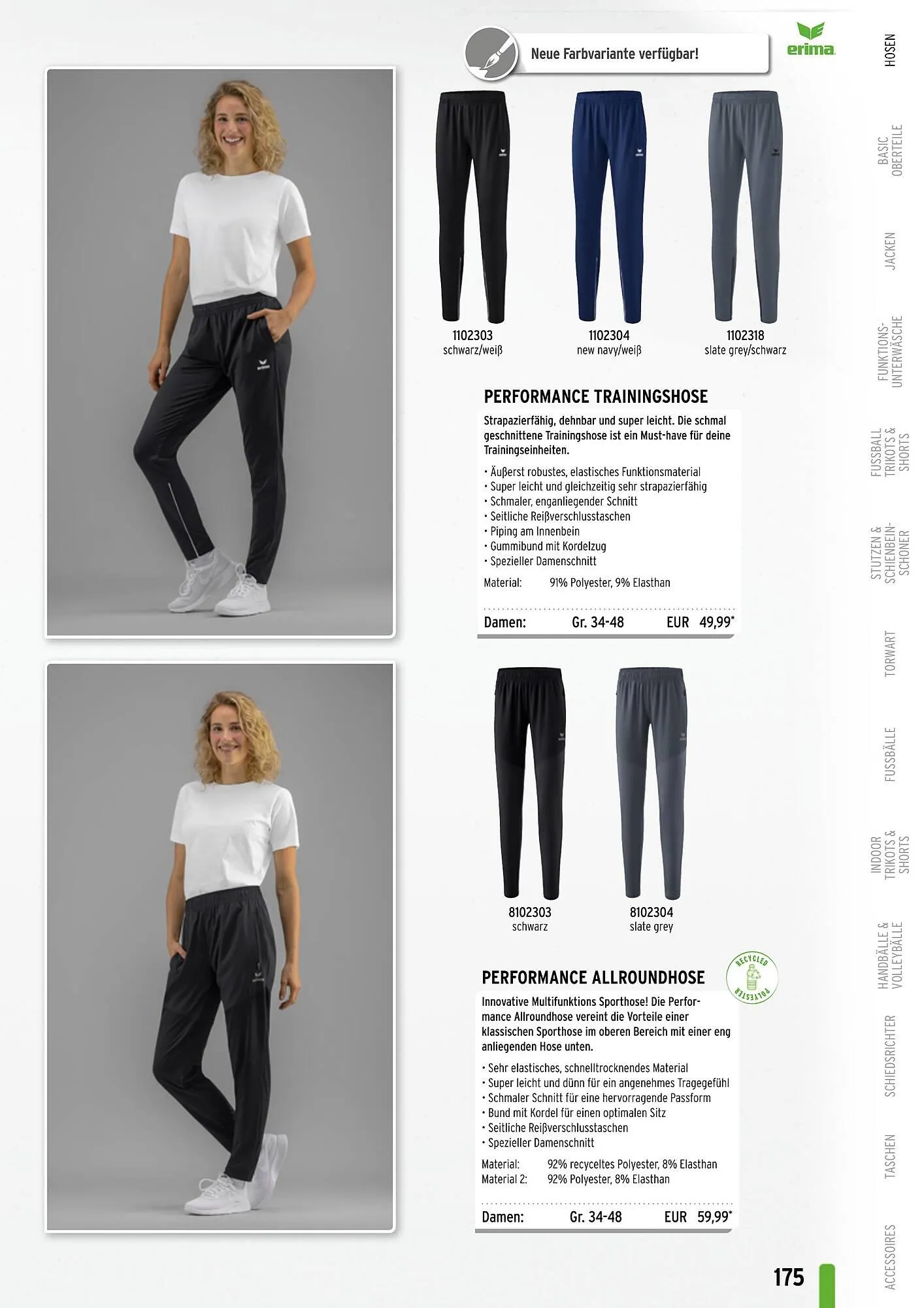 ERIMA Flugblatt von 2. Jänner bis 31. Dezember 2024 - Flugblätt seite 175