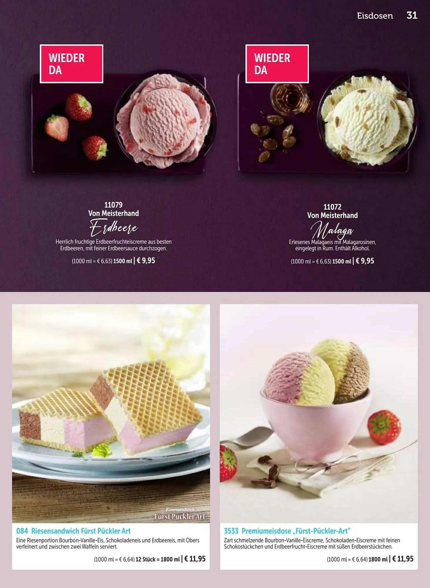 Bofrost Flugblatt von 1. März bis 31. August 2023 - Flugblätt seite  31