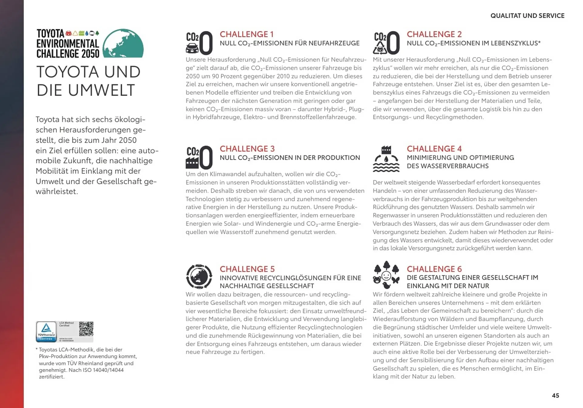 Toyota Flugblatt von 1. April bis 20. Oktober 2026 - Flugblätt seite  45