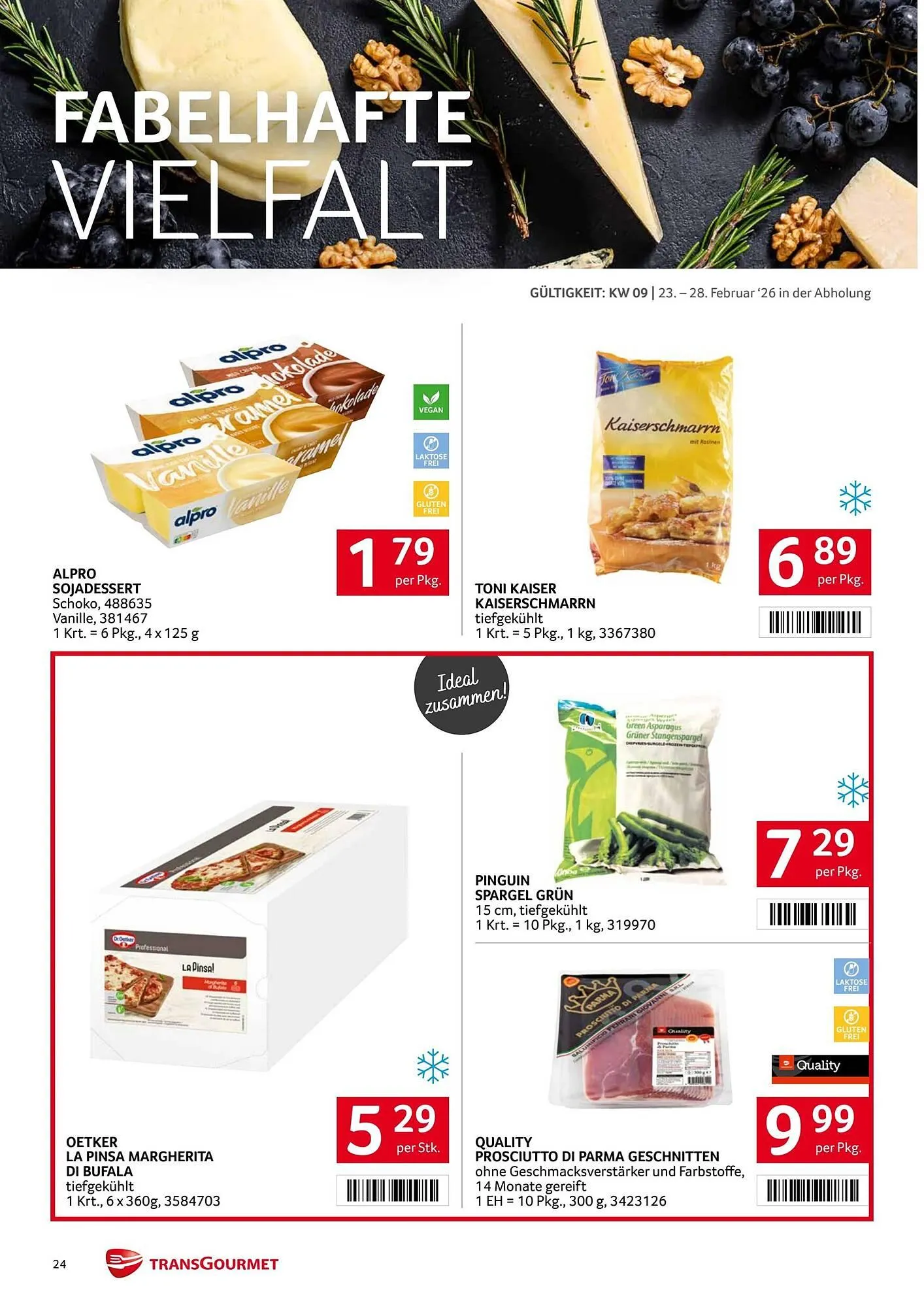 Transgourmet Flugblatt von 23. Februar bis 28. Februar 2026 - Flugblätt seite  24