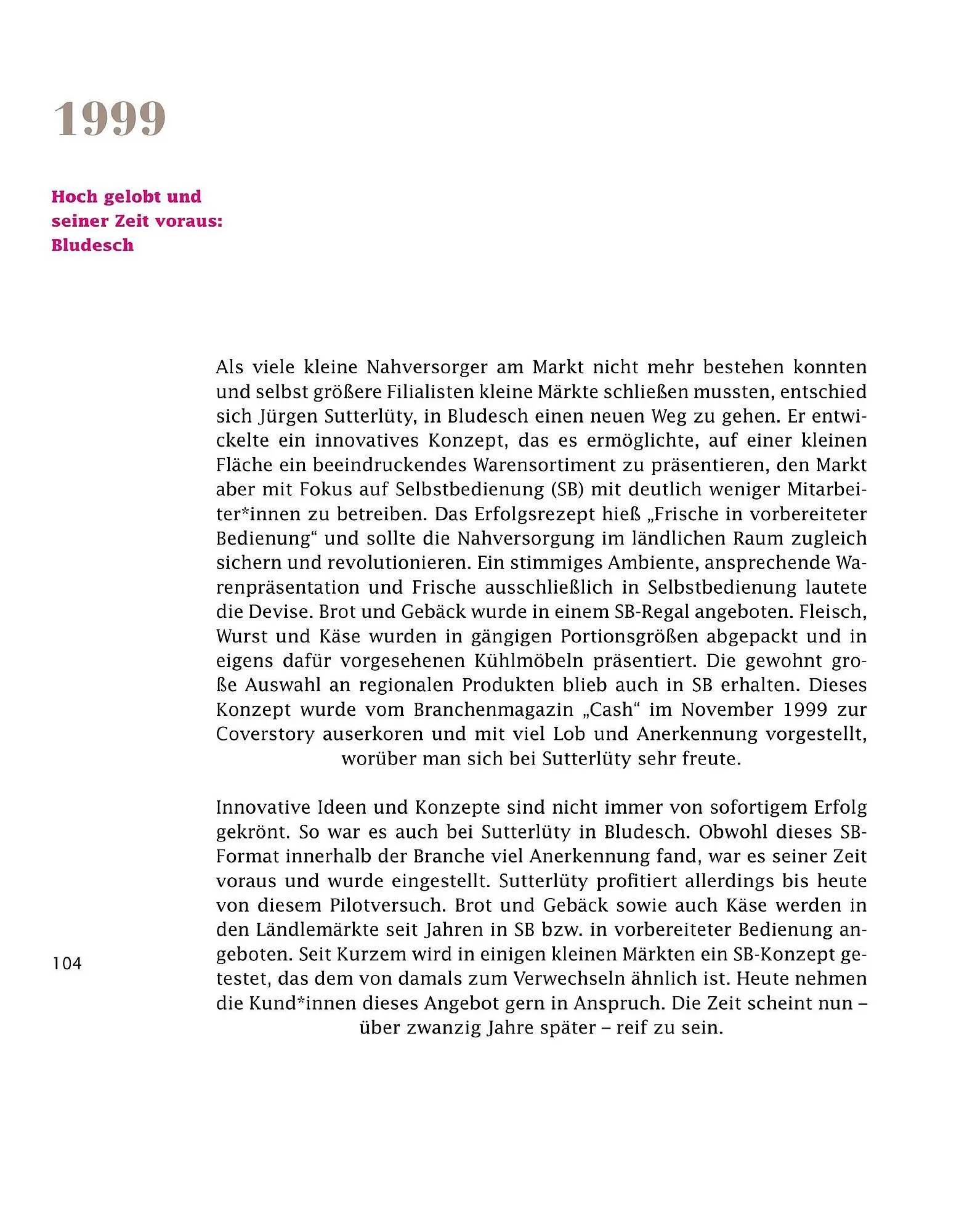 Sutterlüty Flugblatt von 21. Juli bis 31. Dezember 2025 - Flugblätt seite  104