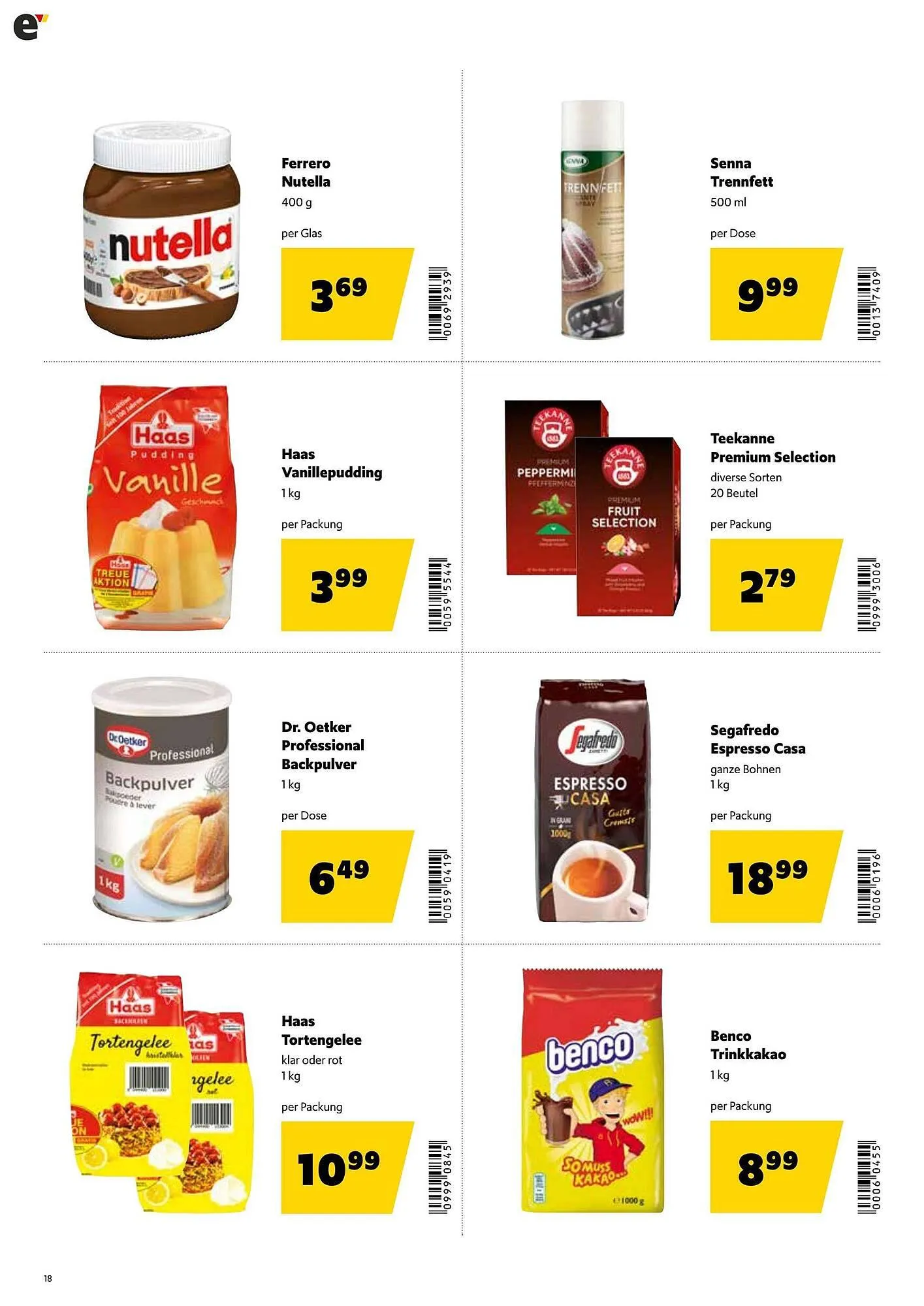 Eurogast Grissemann Flugblatt von 6. April bis 18. April 2026 - Flugblätt seite  18