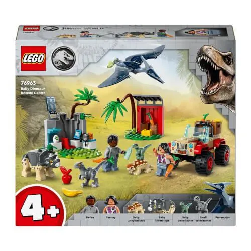 LEGO® Jurassic Wor 76963 Rettungszentrum für Baby-Dinos