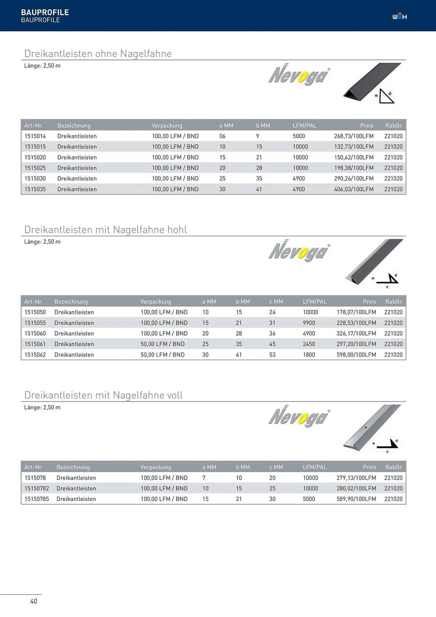 Würth Flugblatt von 22. Februar bis 31. Dezember 2024 - Flugblätt seite  40