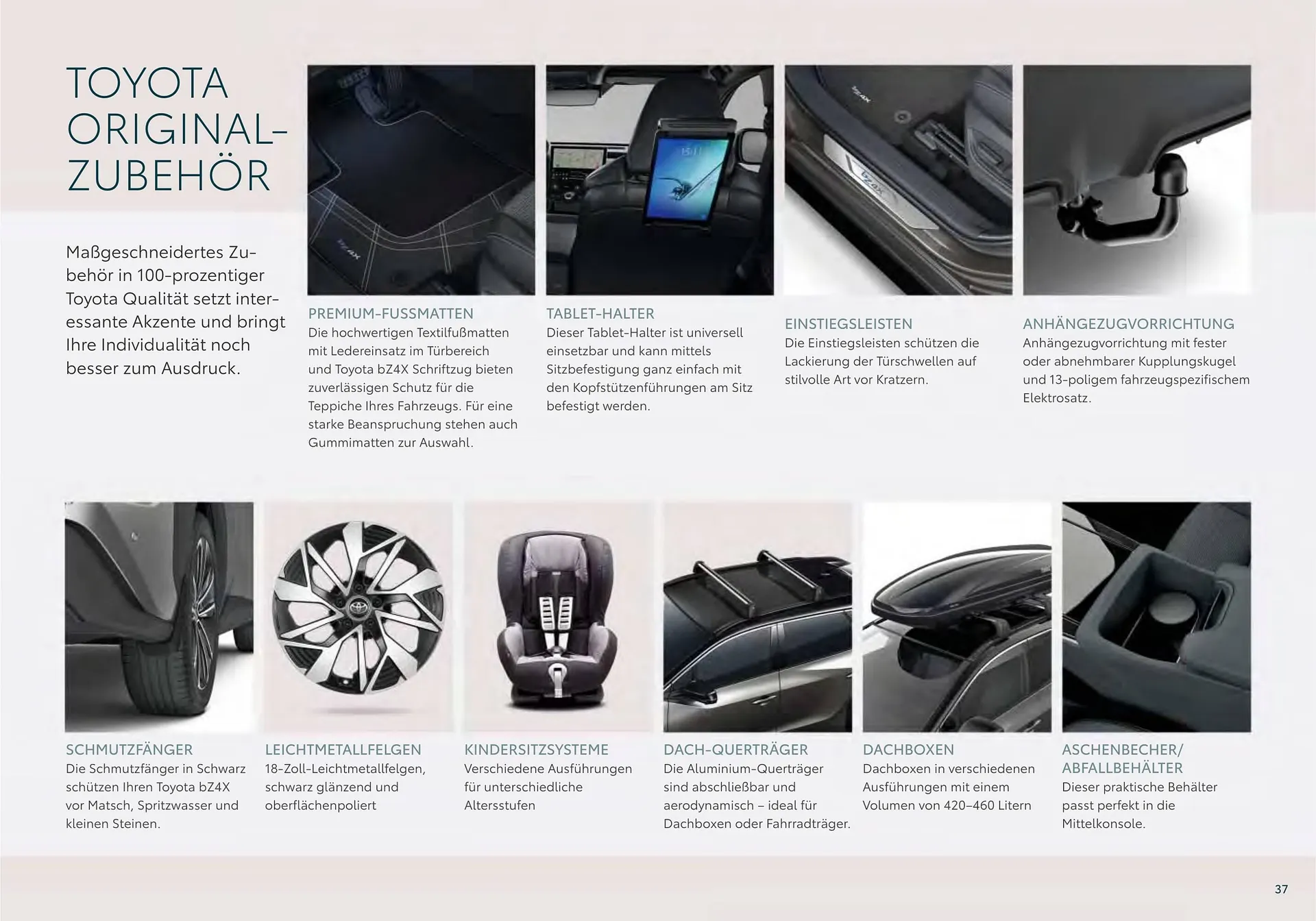 Toyota bZ4X Flugblatt von 11. Juli bis 9. Jänner 2025 - Flugblätt seite  37