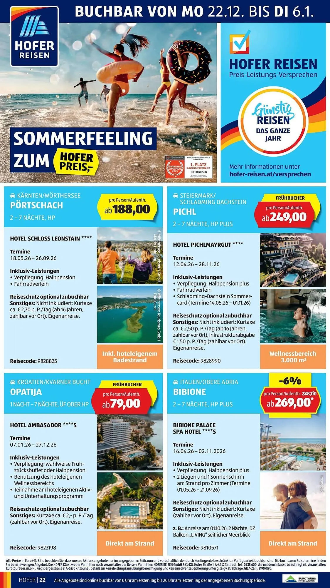 Hofer Flugblatt von 22. Dezember bis 31. Dezember 2025 - Flugblätt seite  26
